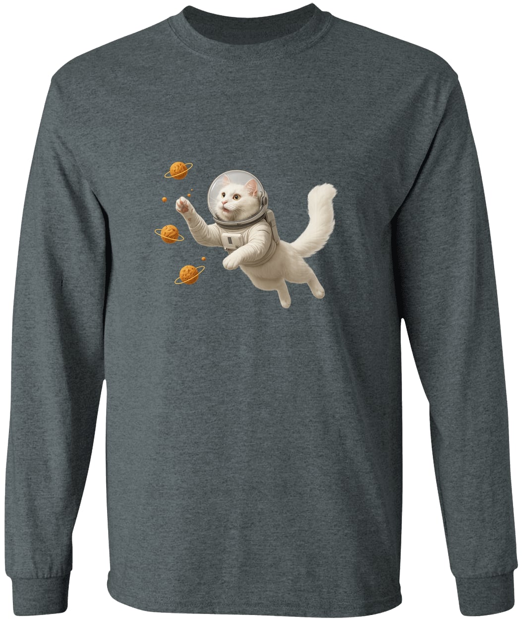 G540 LS T-Shirt 5.3 oz. - Dark Heather