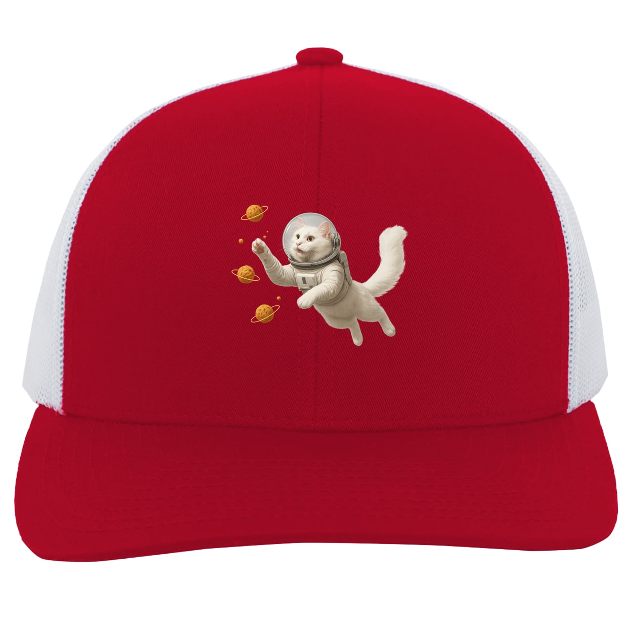 104C Trucker Snap Back - Red/White