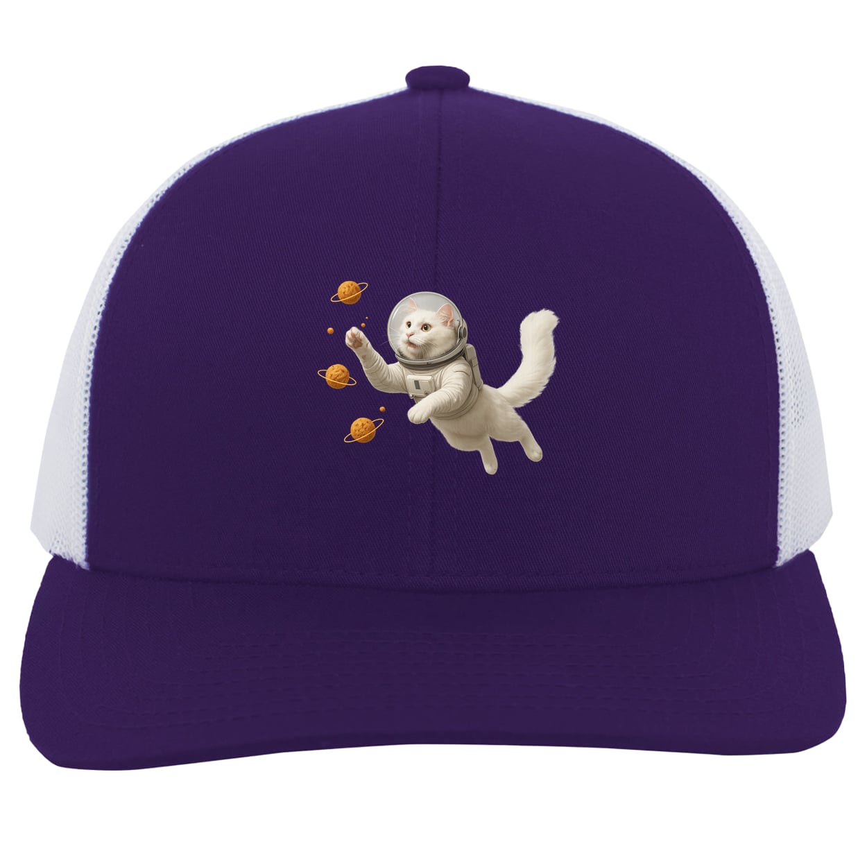 104C Trucker Snap Back - Purple/White