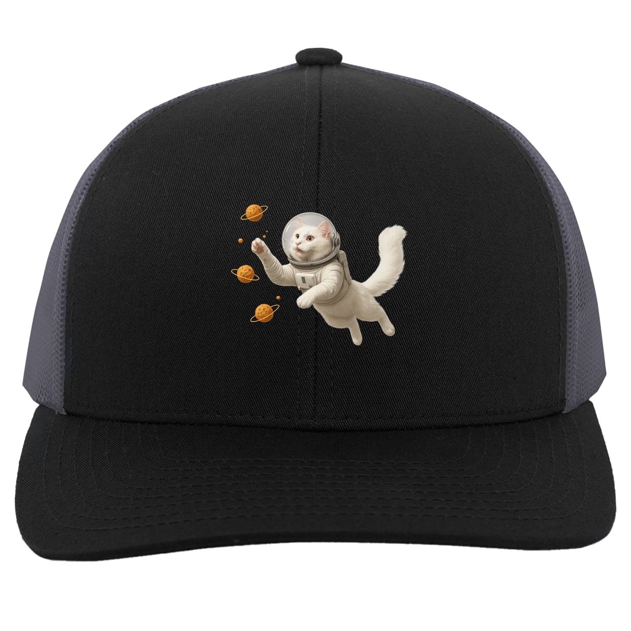 104C Trucker Snap Back - Black/Graphite