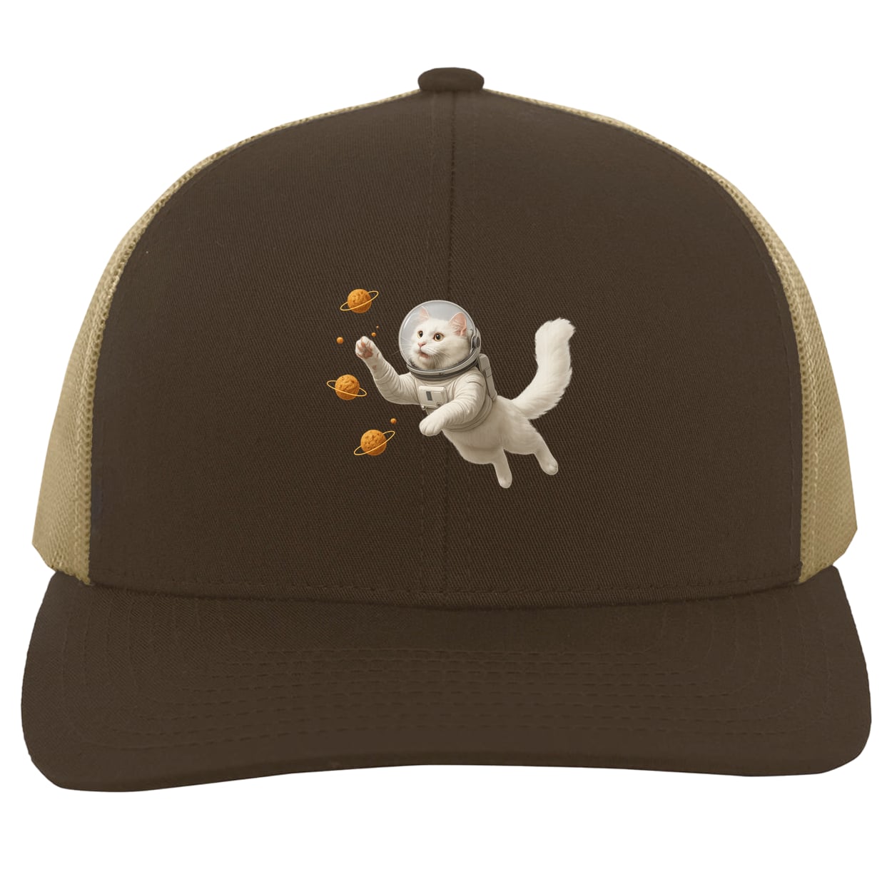 104C Trucker Snap Back - Brown/Khaki