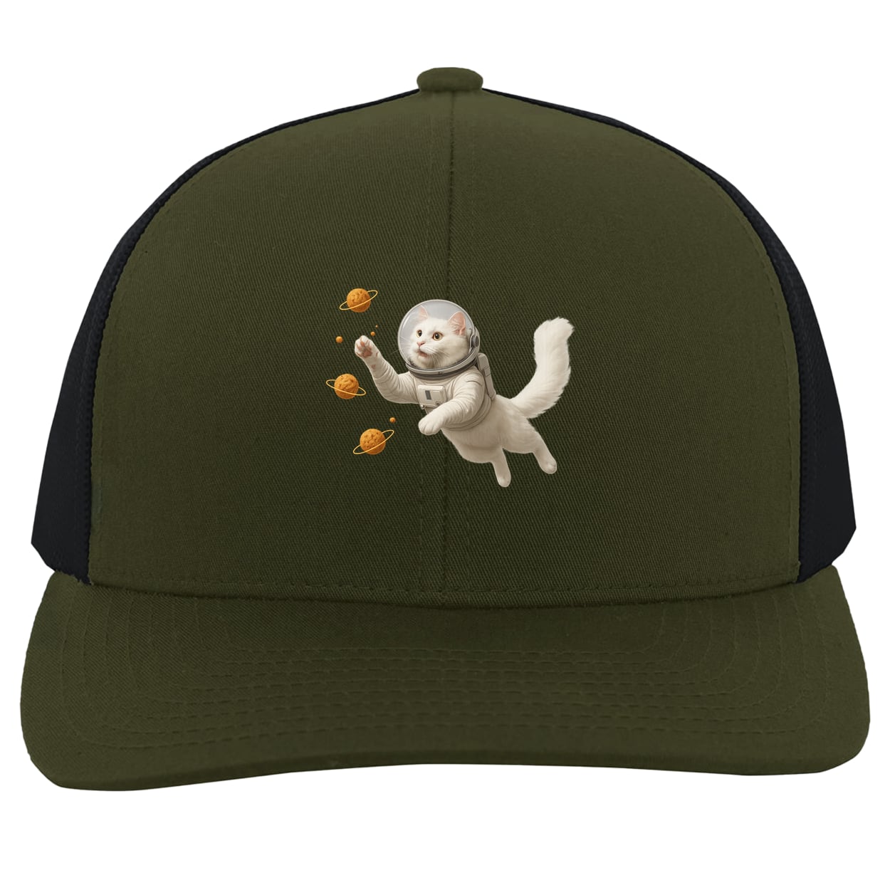 104C Trucker Snap Back - Moss/Charcoal