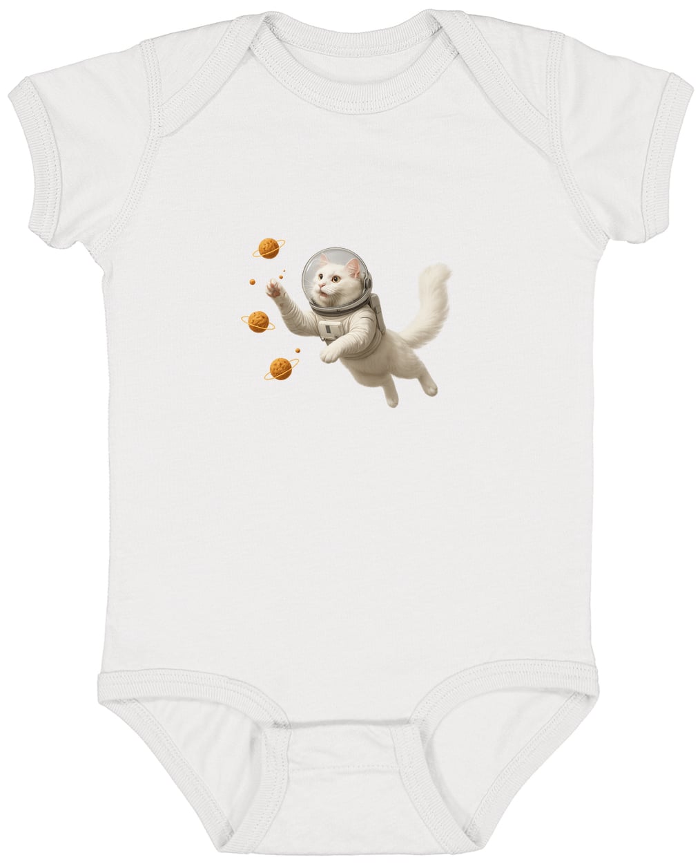 4424 Infant Fine Jersey Bodysuit - White