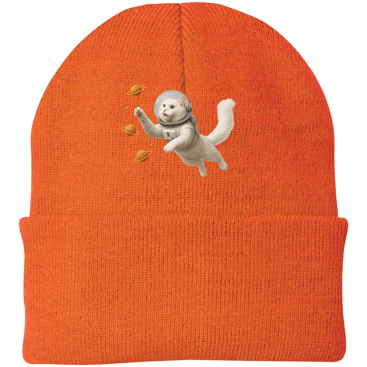 CP90 Port & Company Knit Beanie - Neon Orange
