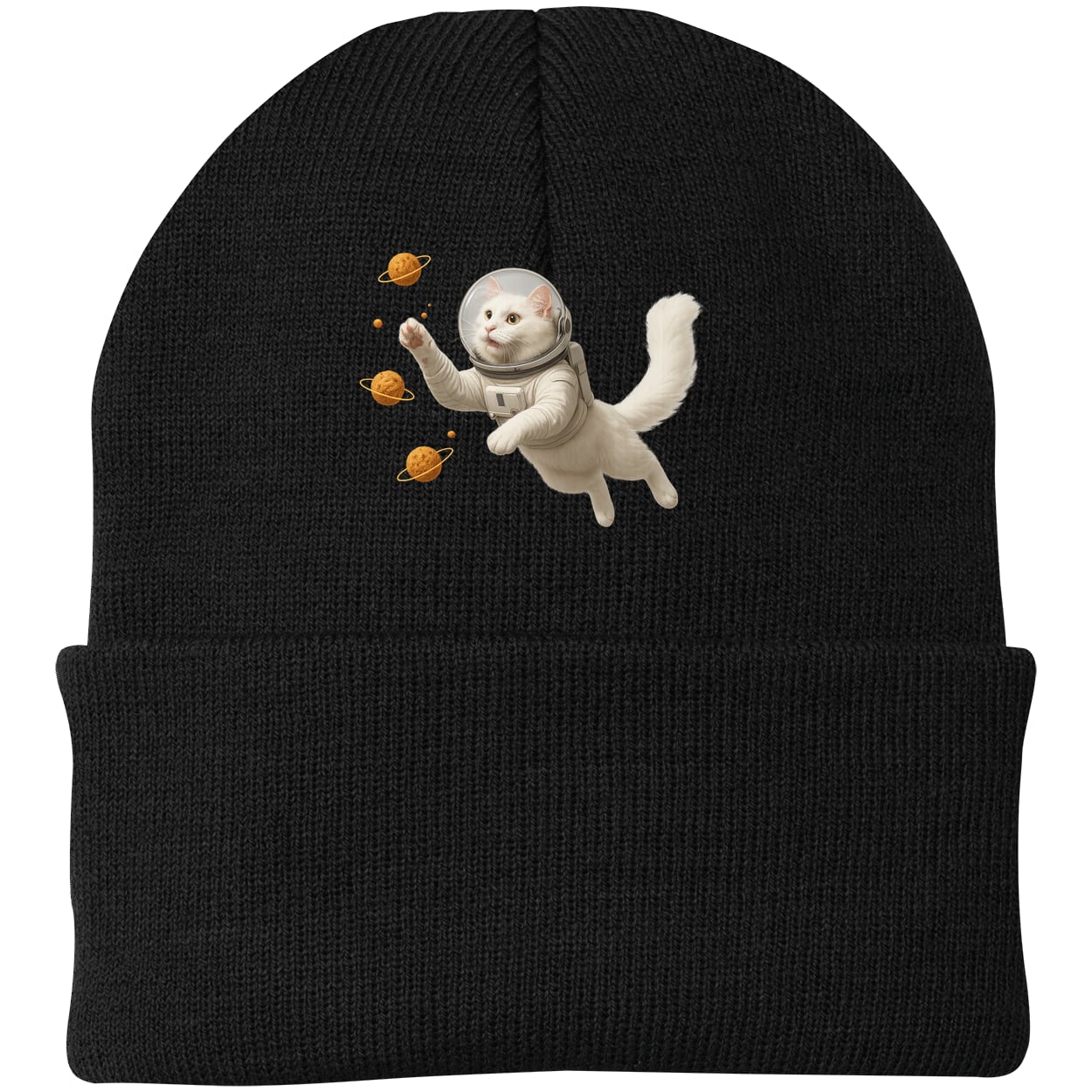 CP90 Port & Company Knit Beanie - Black
