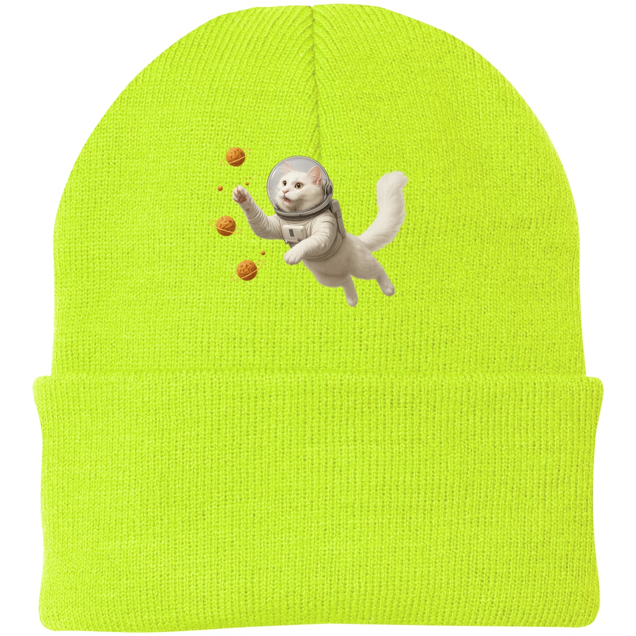 CP90 Port & Company Knit Beanie - Neon Yellow