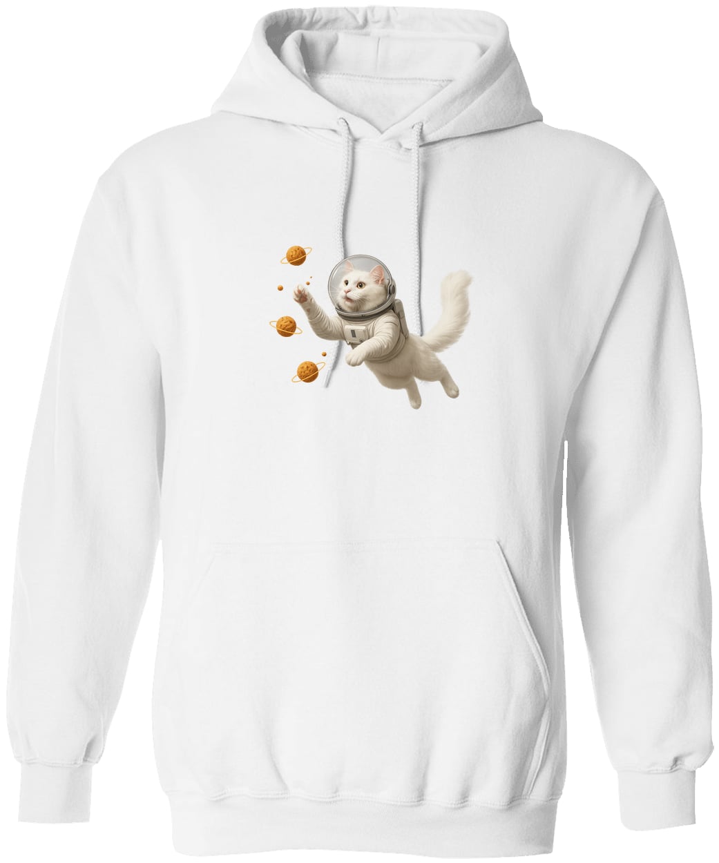 G185 Gildan Pullover Hoodie - White