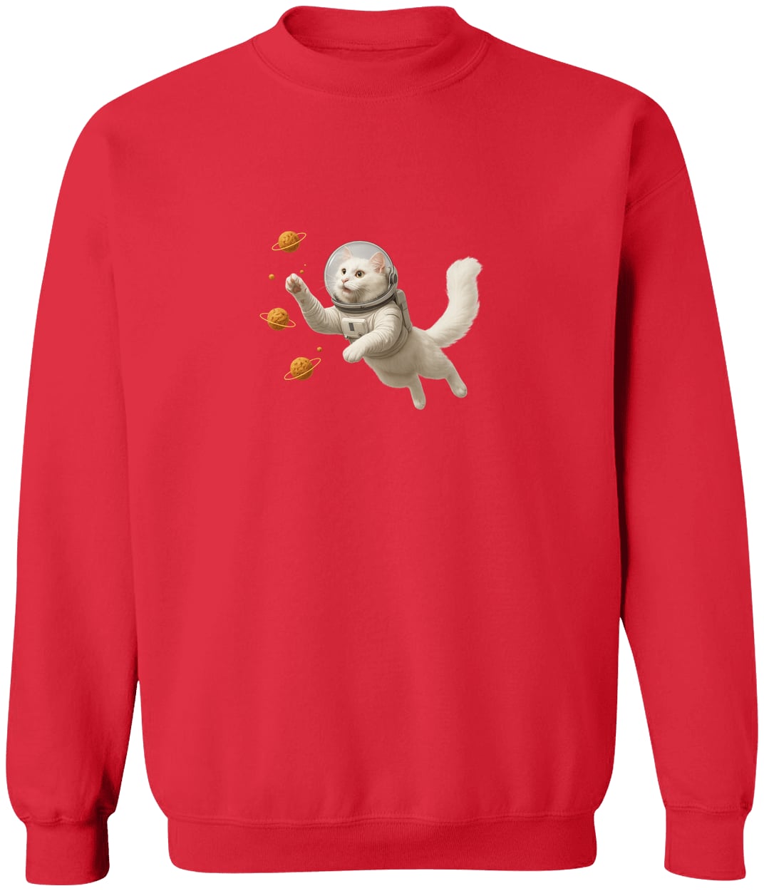 G180 Gildan Crewneck Pullover Sweatshirt - Red