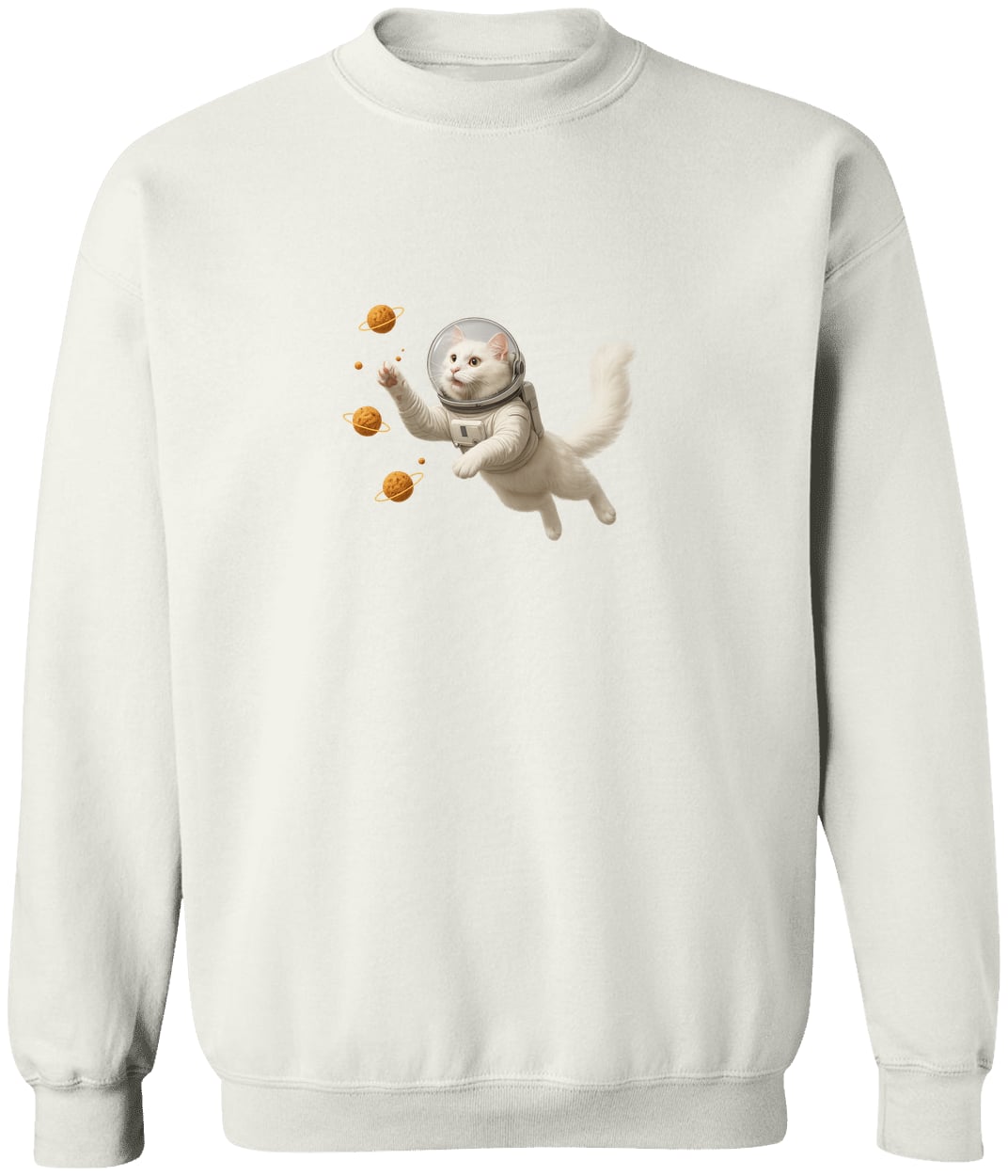 G180 Gildan Crewneck Pullover Sweatshirt - White