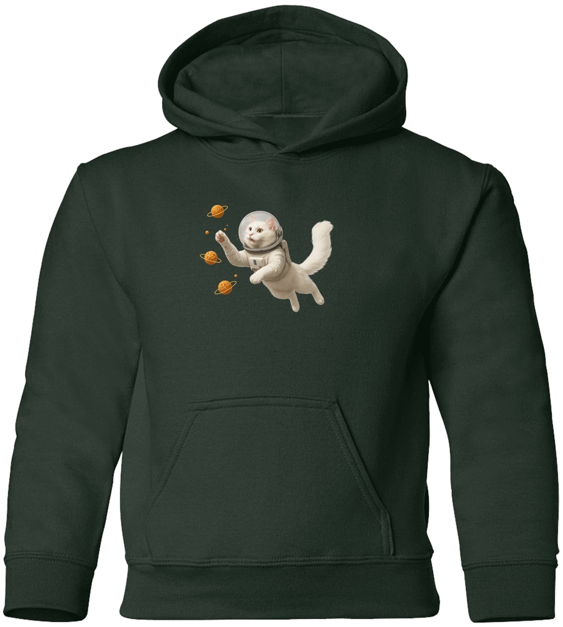 G185B Gildan Youth Pullover Hoodie - Forest Green