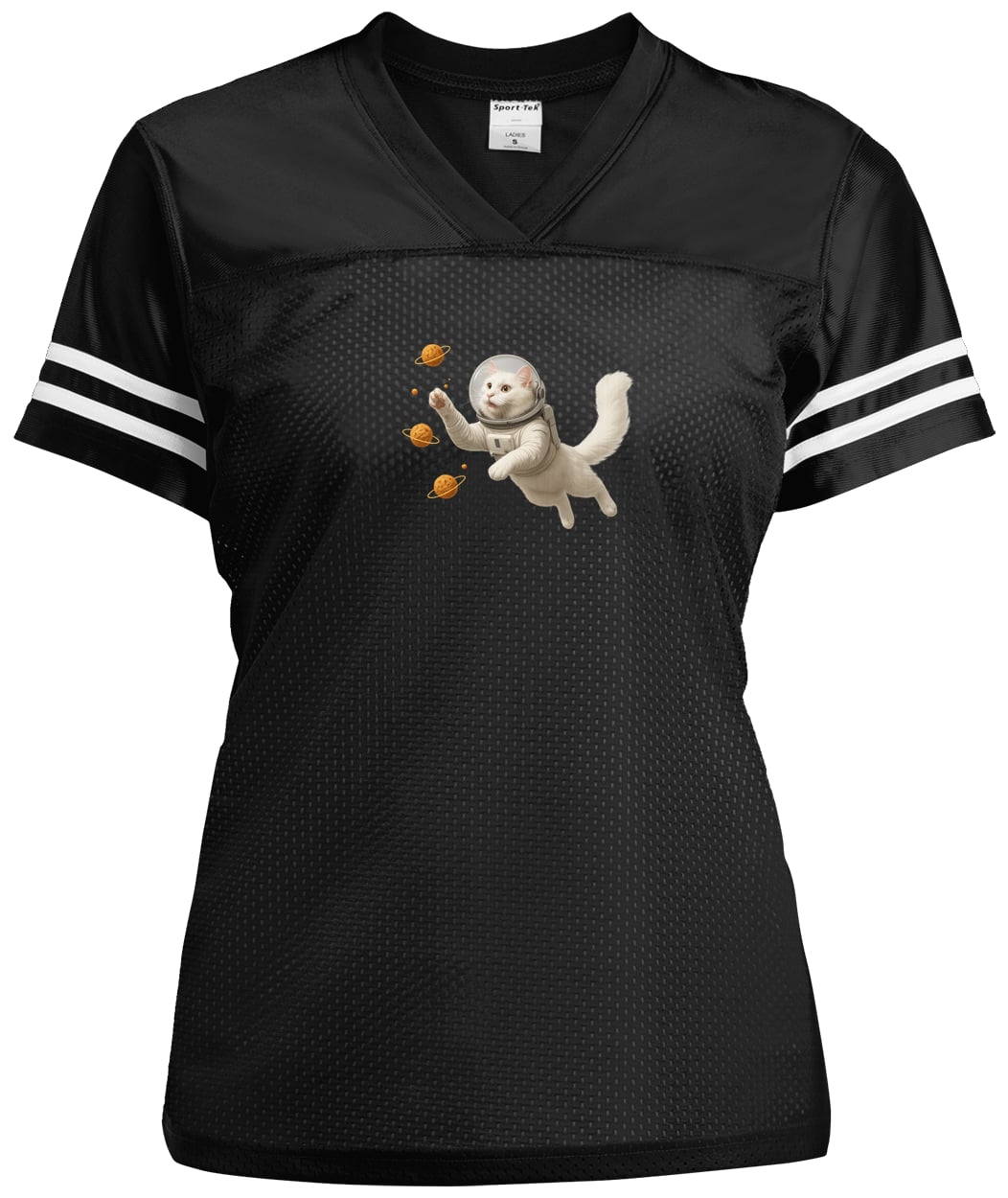 LST307 Sport-Tek Ladies' Replica Jersey - Black/White