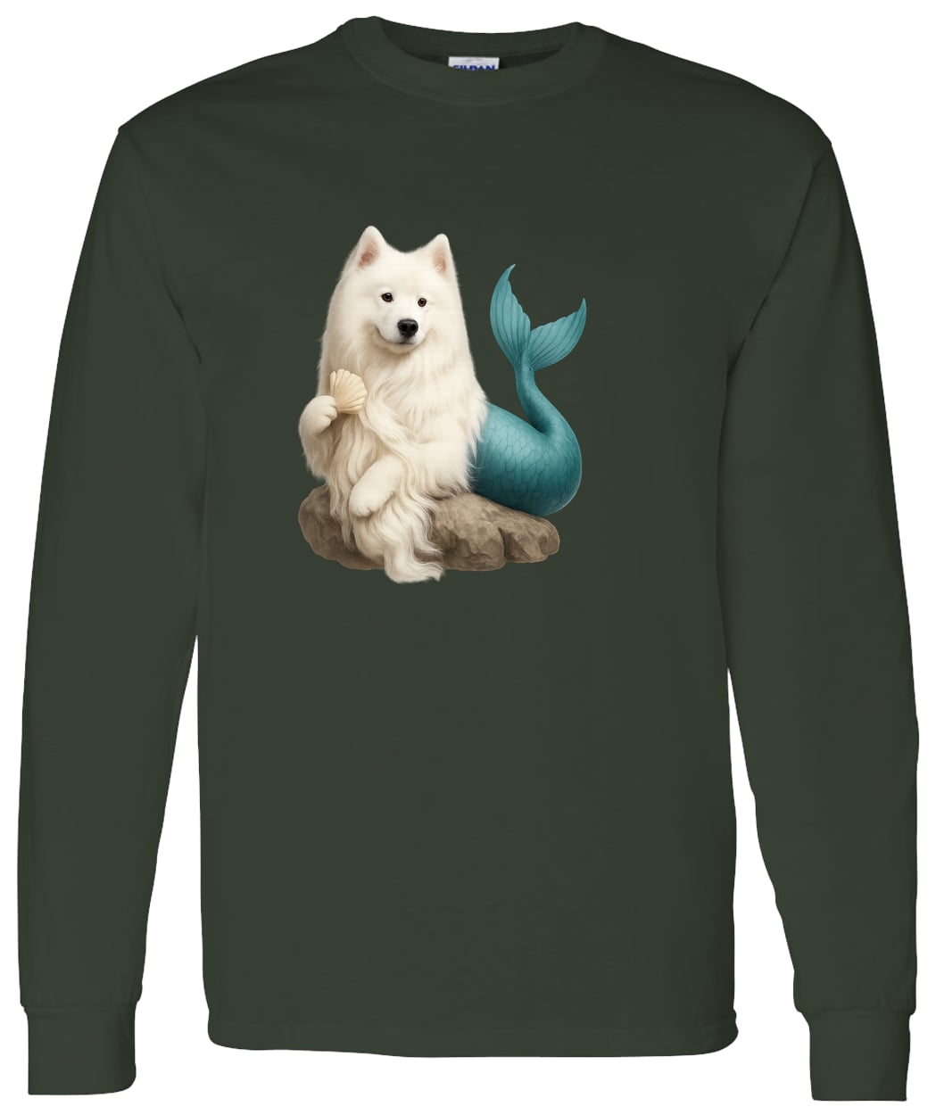 G540 LS T-Shirt 5.3 oz. - Forest Green
