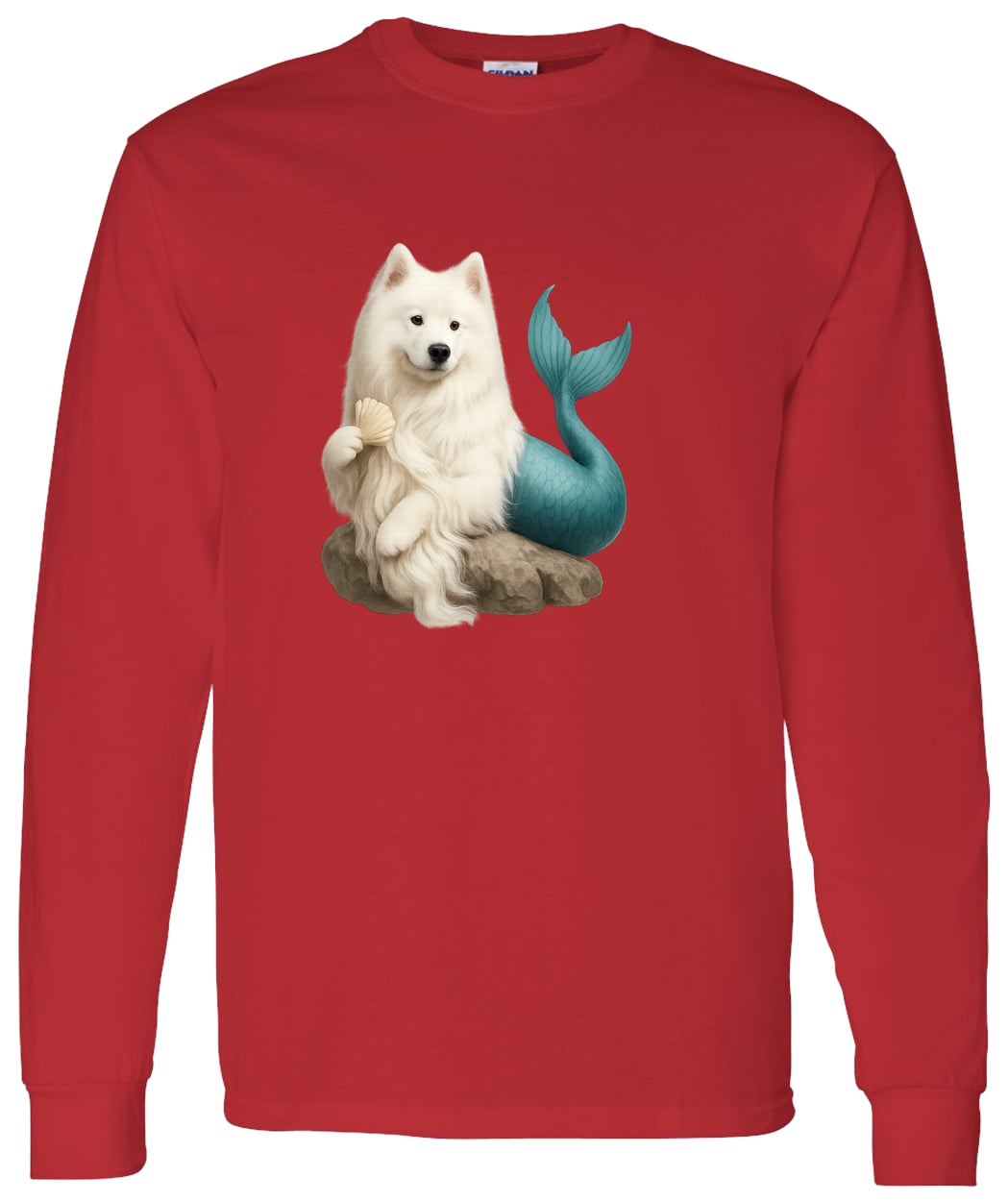 G540 LS T-Shirt 5.3 oz. - Red