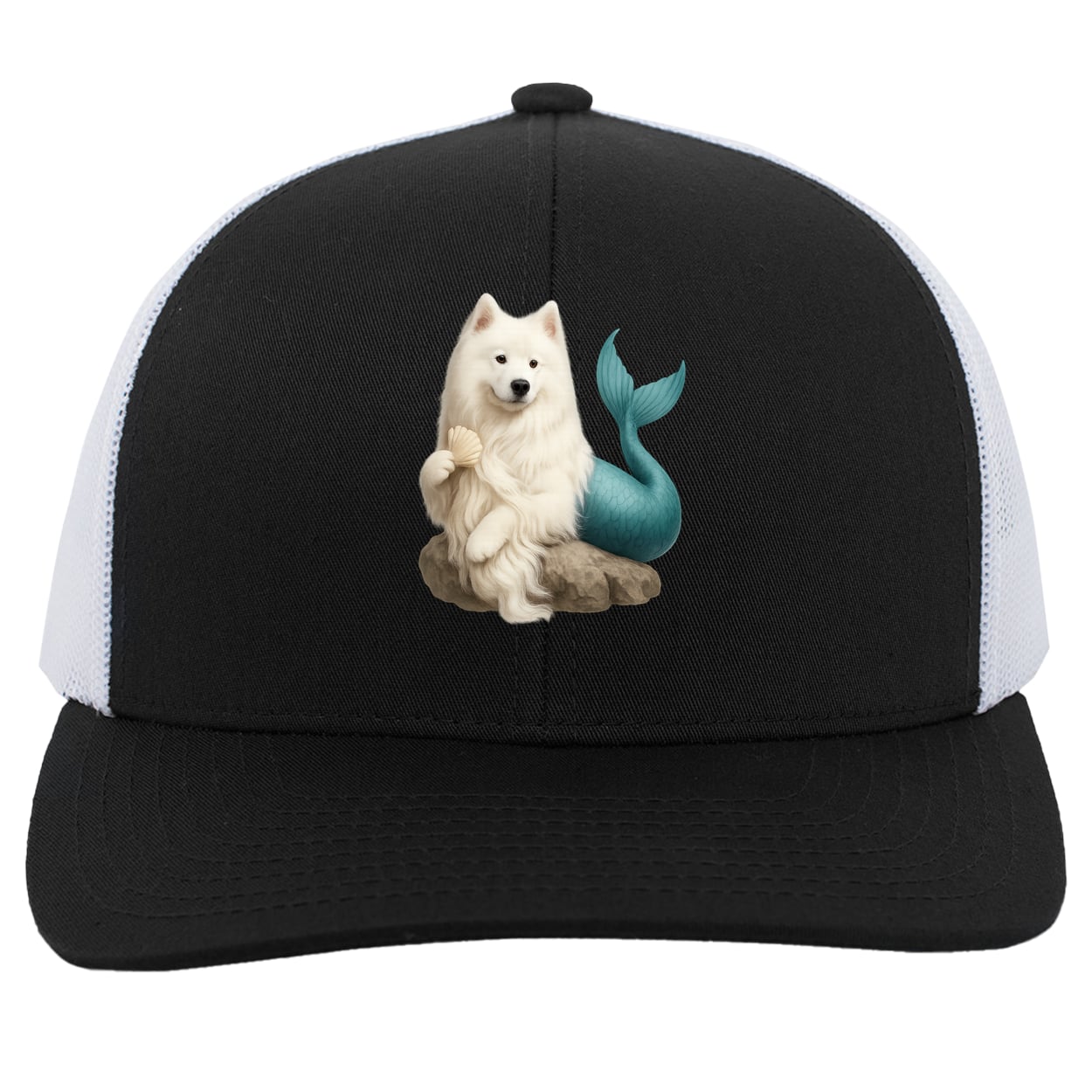 104C Trucker Snap Back - Black/White