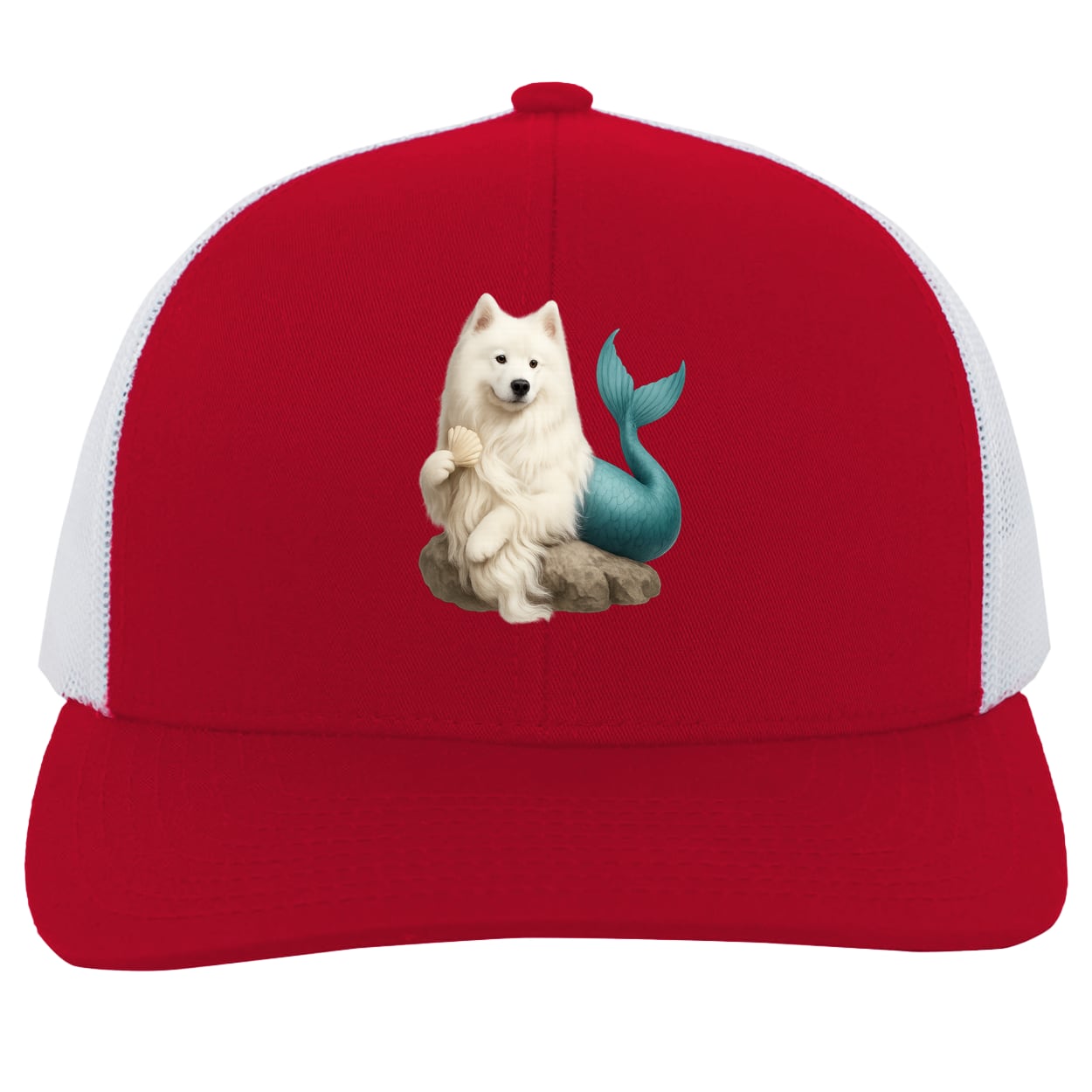 104C Trucker Snap Back - Red/White