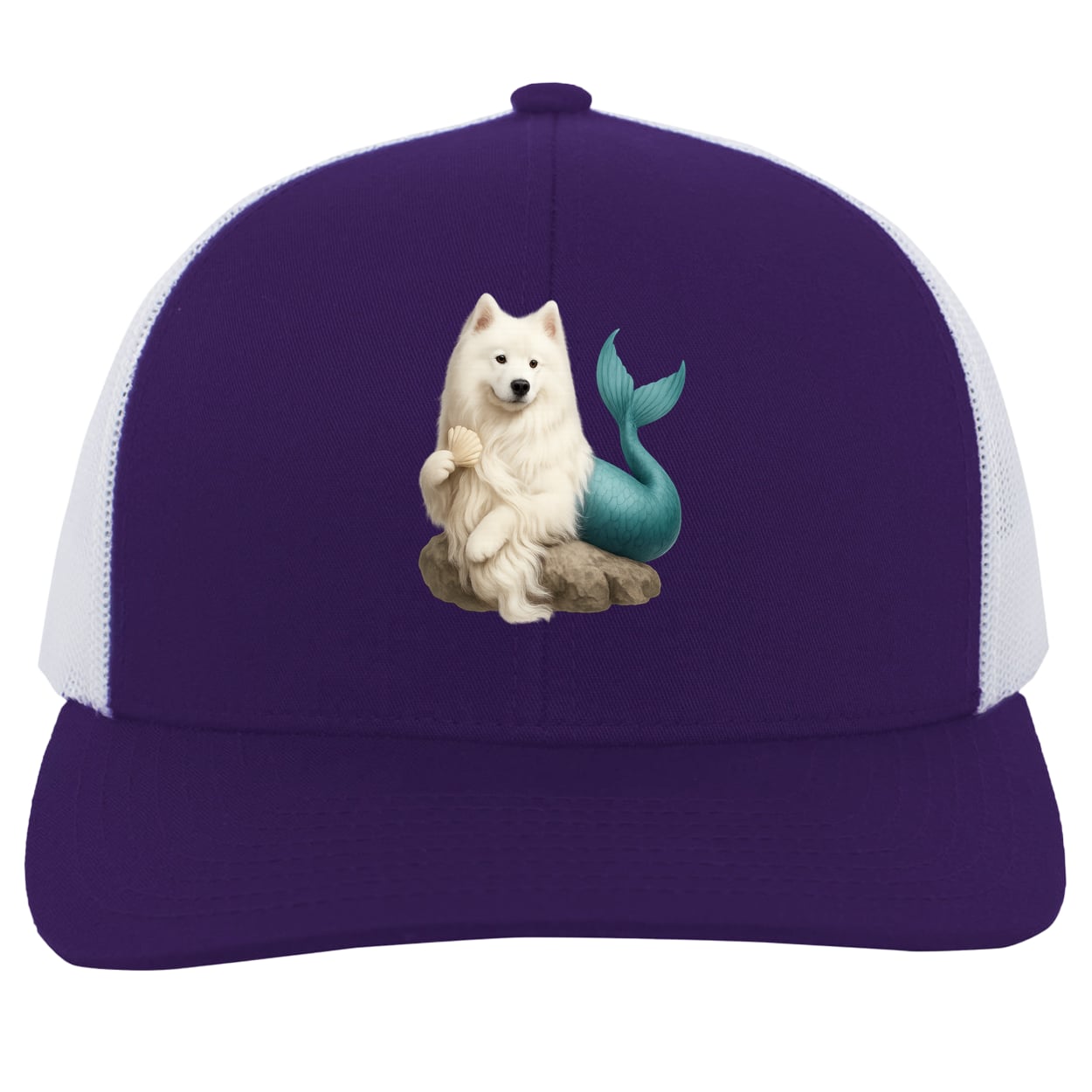 104C Trucker Snap Back - Purple/White