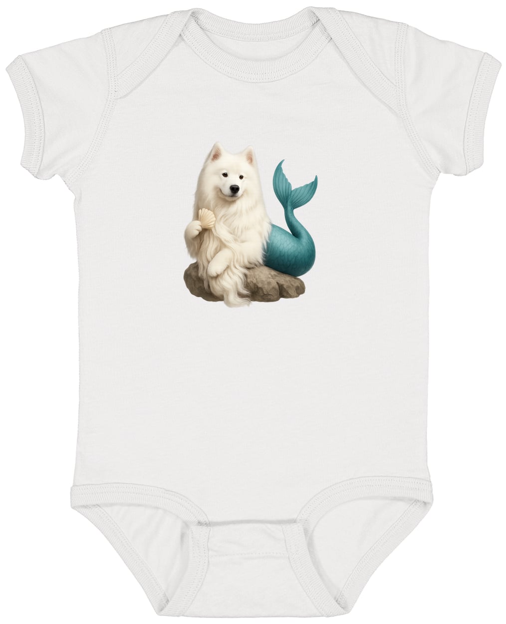4424 Infant Fine Jersey Bodysuit - White