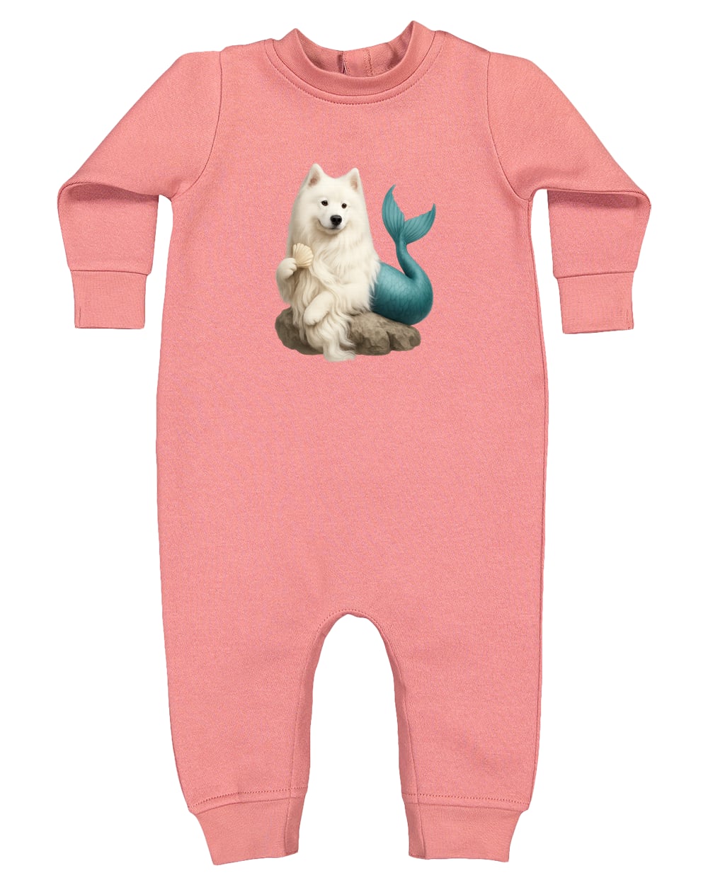 4447 Rabbit Skins Infant Fleece One-Piece Bodysuit - Mauvelous