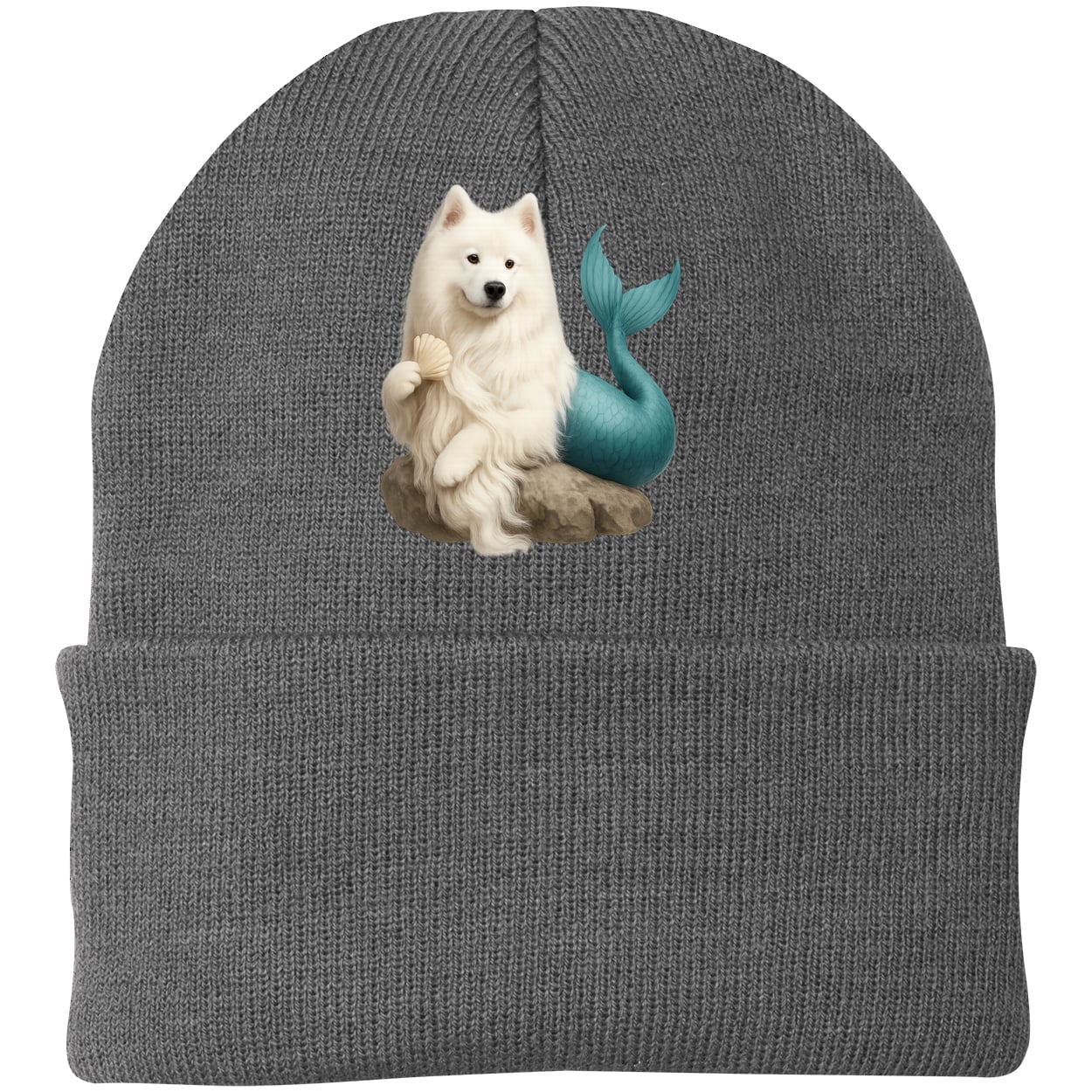 CP90 Port & Company Knit Beanie - Athletic Oxford