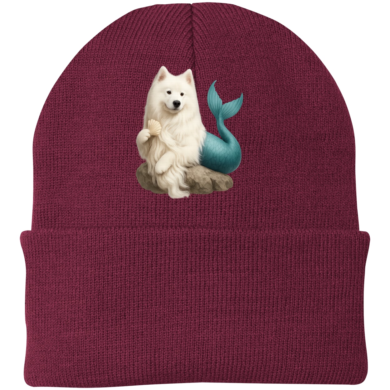 CP90 Port & Company Knit Beanie - Maroon