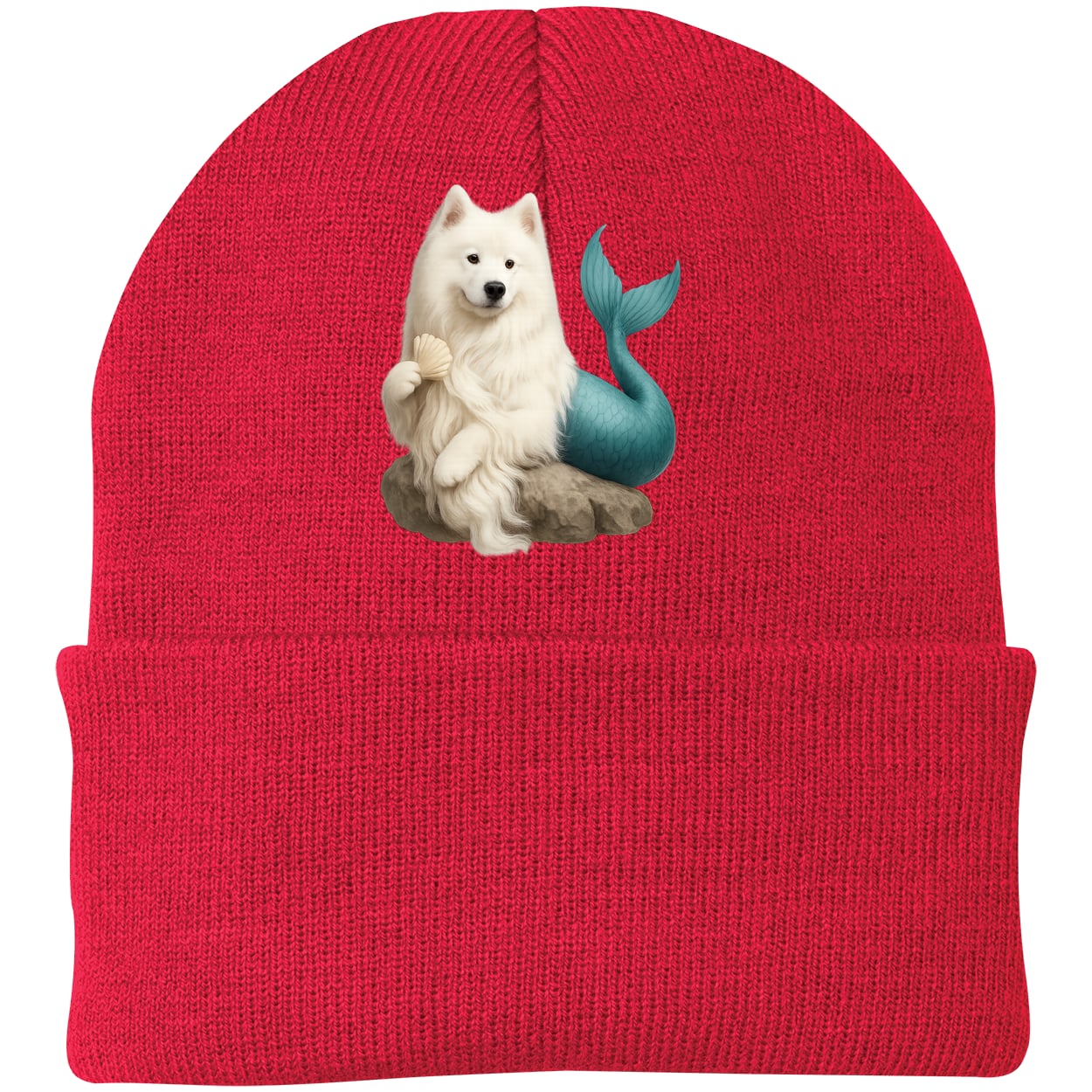 CP90 Port & Company Knit Beanie - Athletic Red