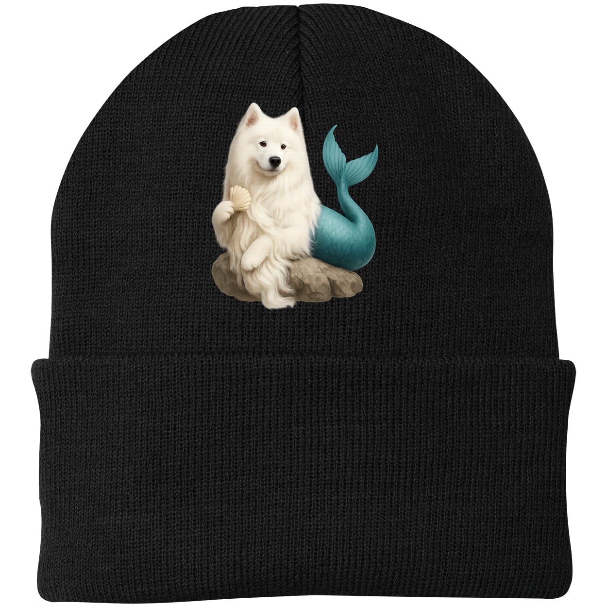CP90 Port & Company Knit Beanie - Black