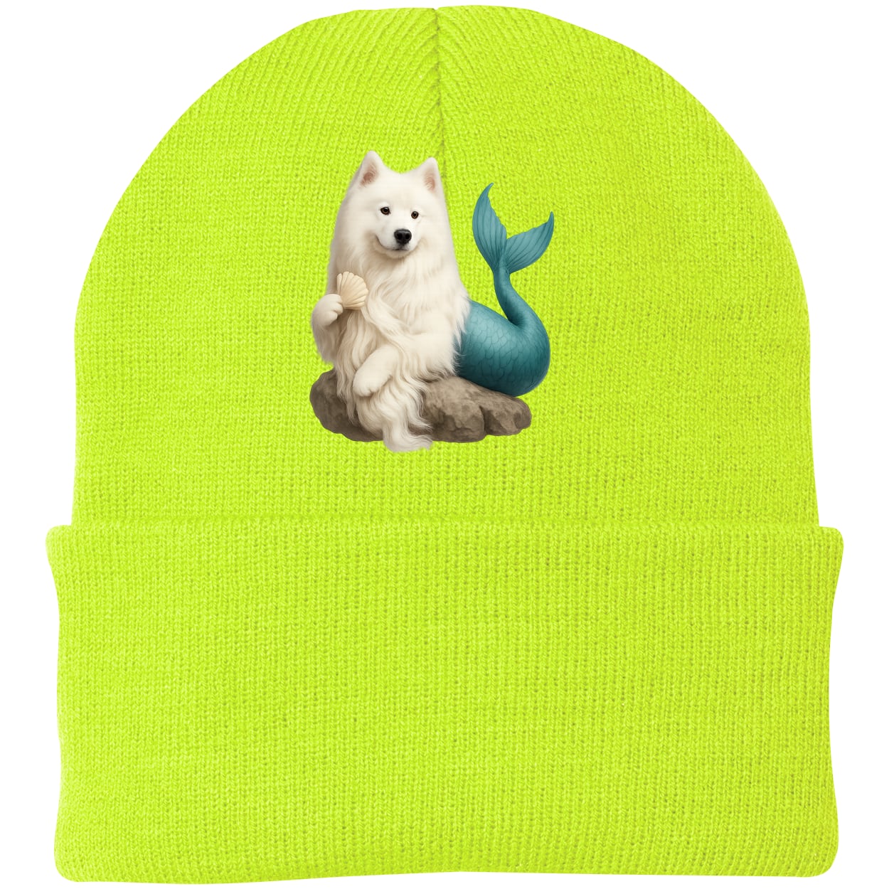CP90 Port & Company Knit Beanie - Neon Yellow