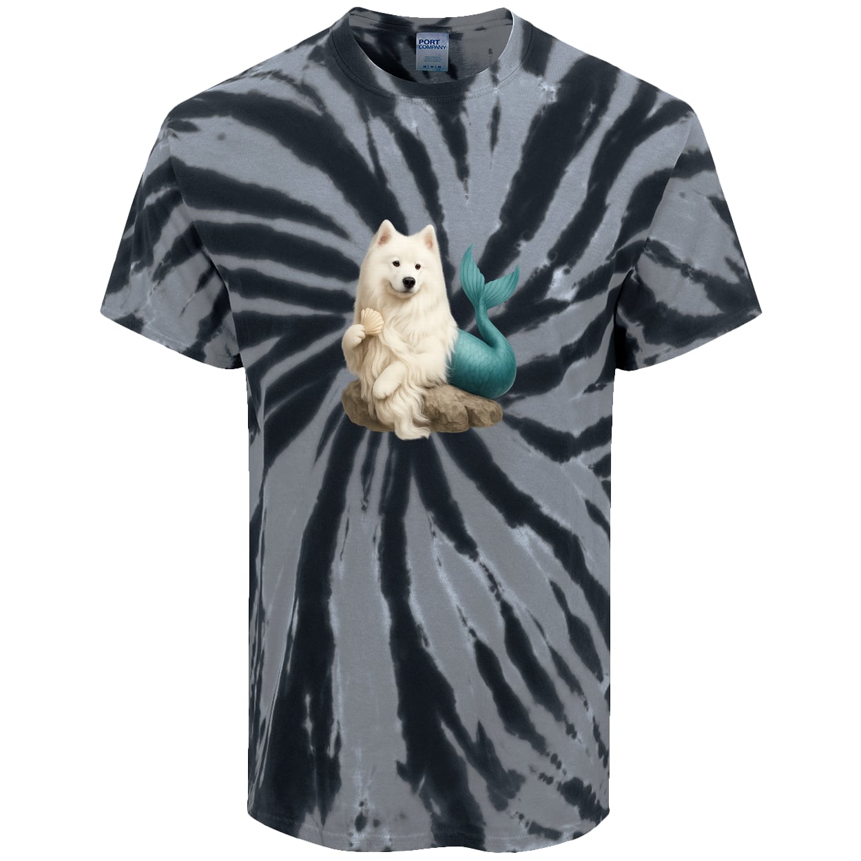 PC147 Port & Company Tie-Dye Tee - Black