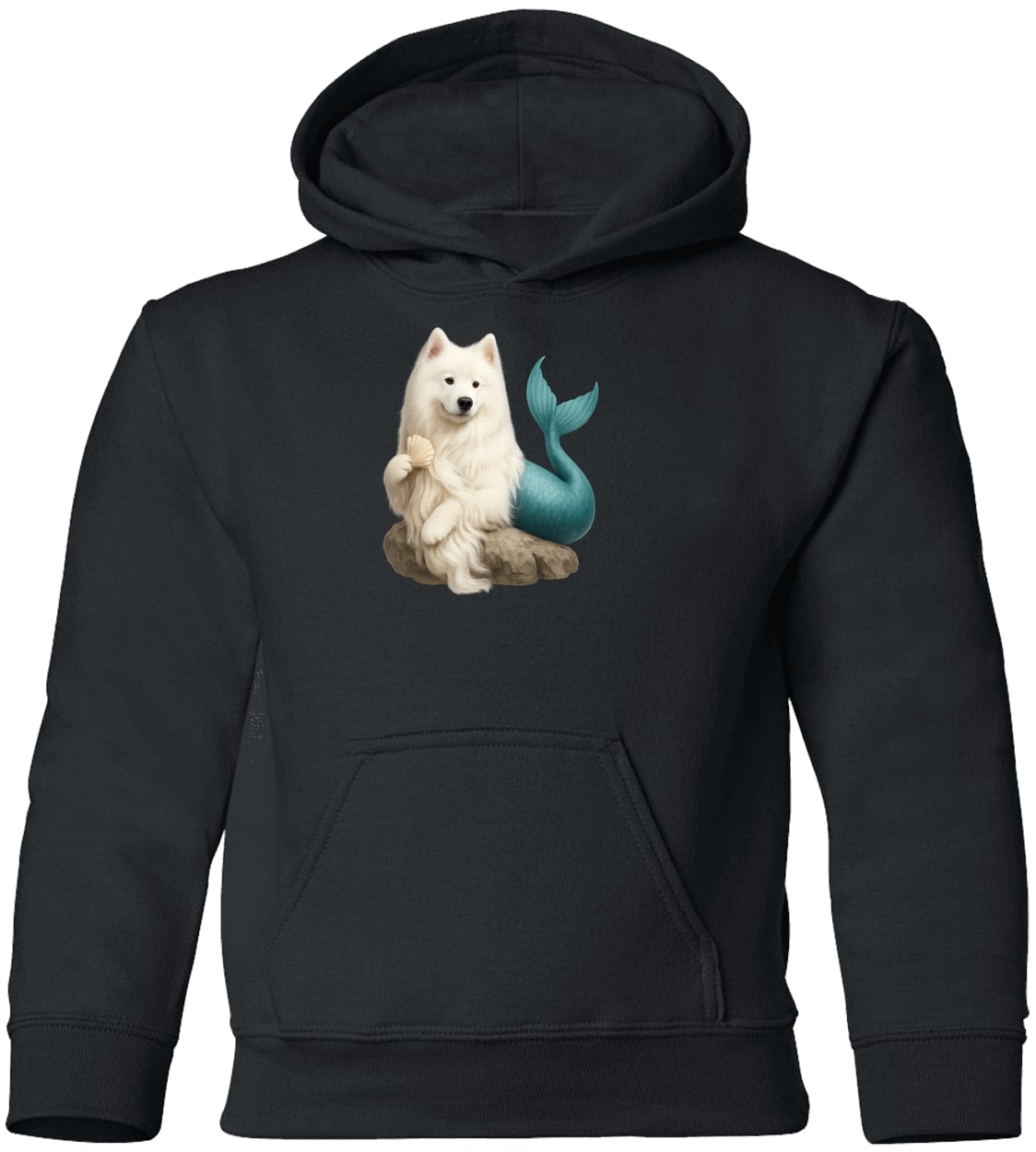 G185B Gildan Youth Pullover Hoodie - Black
