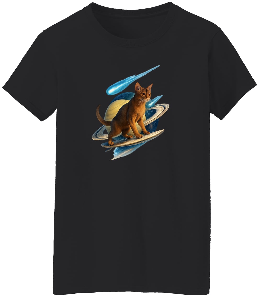 G500L Ladies' 5.3 oz. T-Shirt - Black