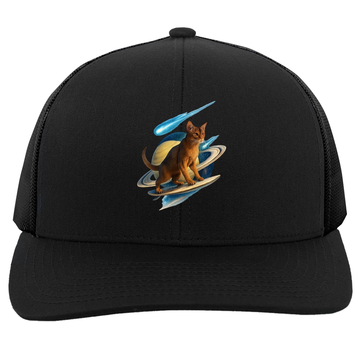 104C Trucker Snap Back - Black