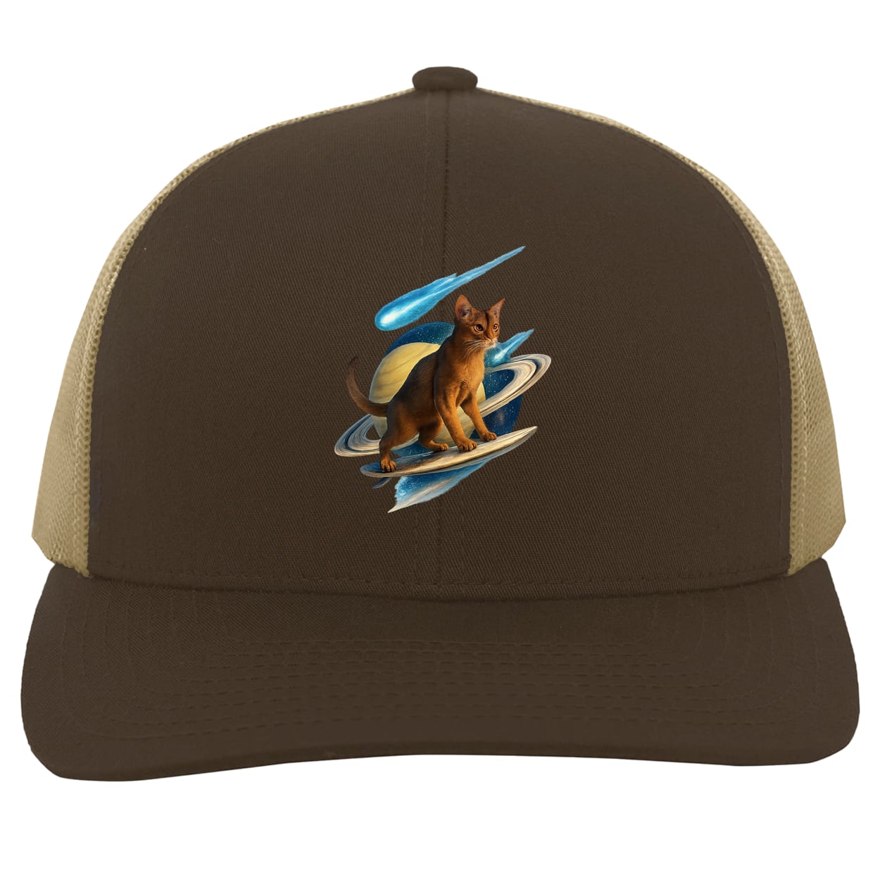 104C Trucker Snap Back - Brown/Khaki