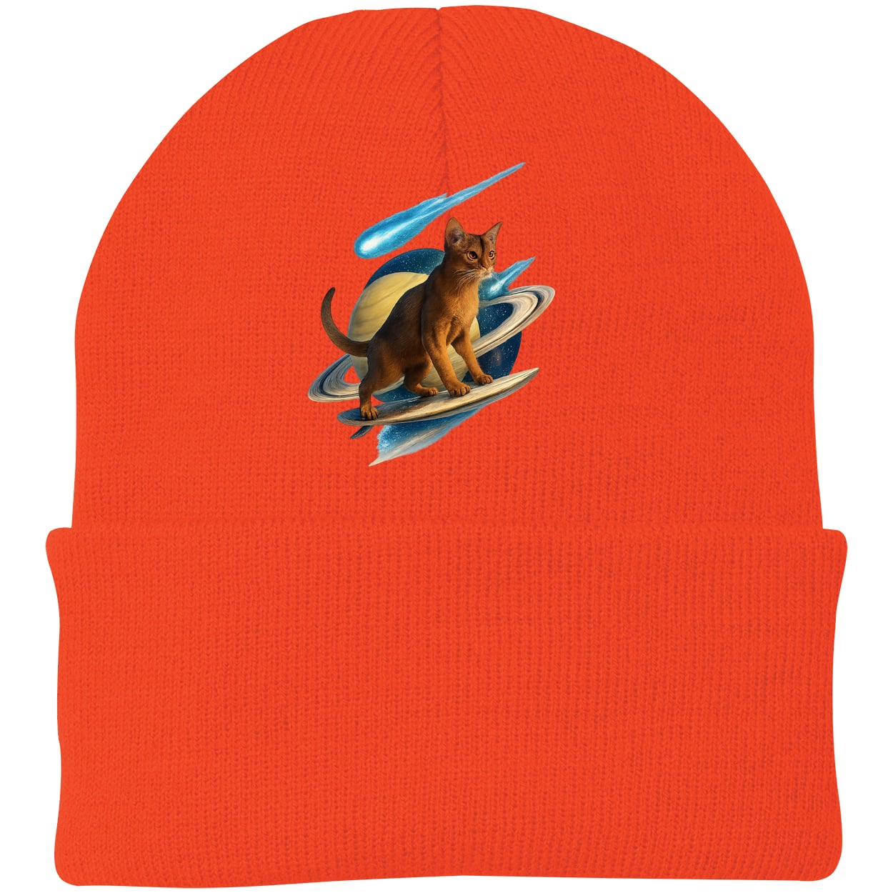 CP90 Port & Company Knit Beanie - Athletic Orange