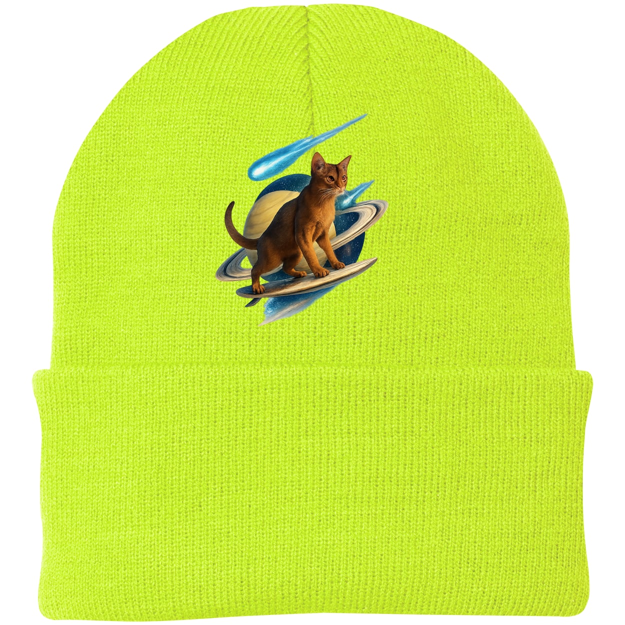 CP90 Port & Company Knit Beanie - Neon Yellow