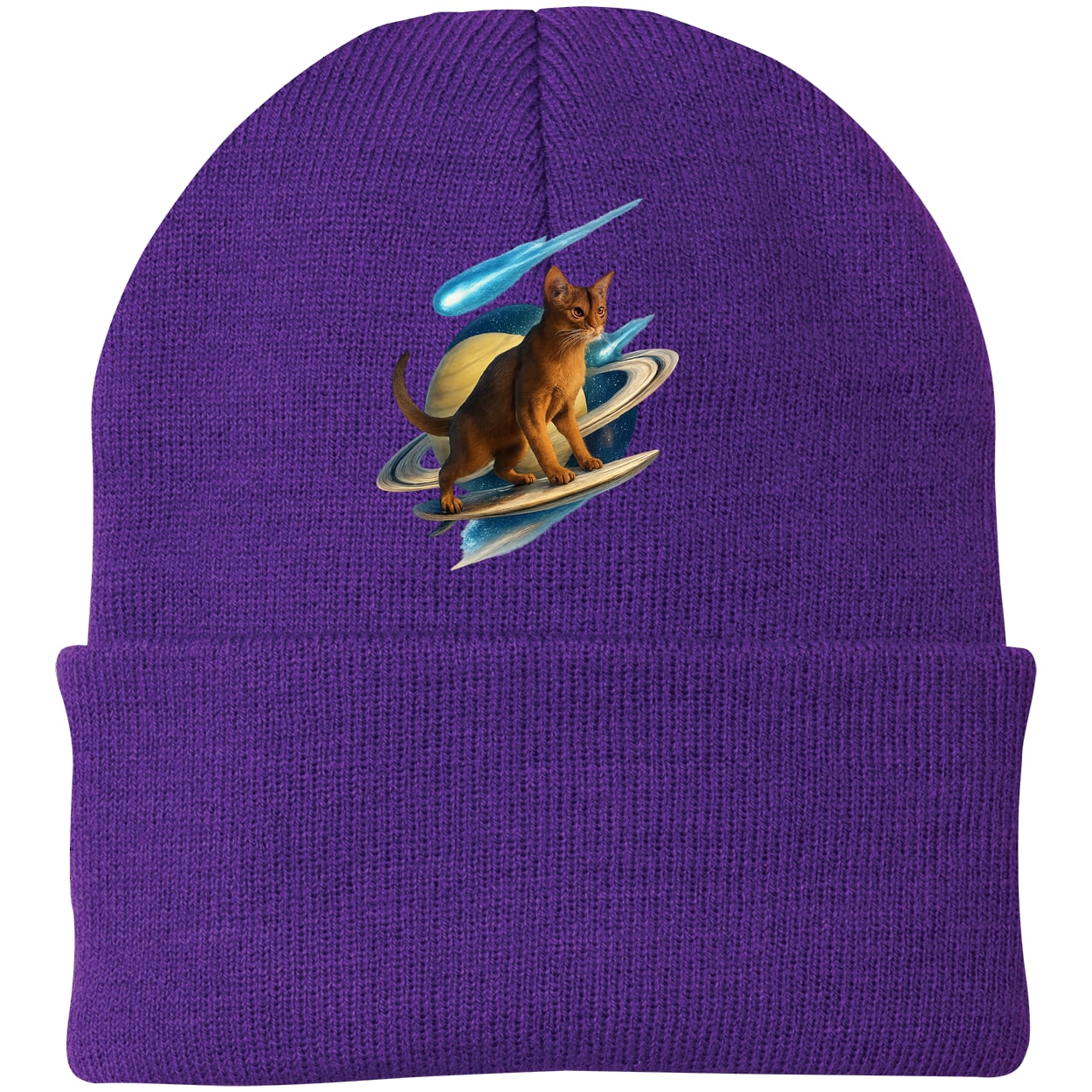 CP90 Port & Company Knit Beanie - Athletic Purple