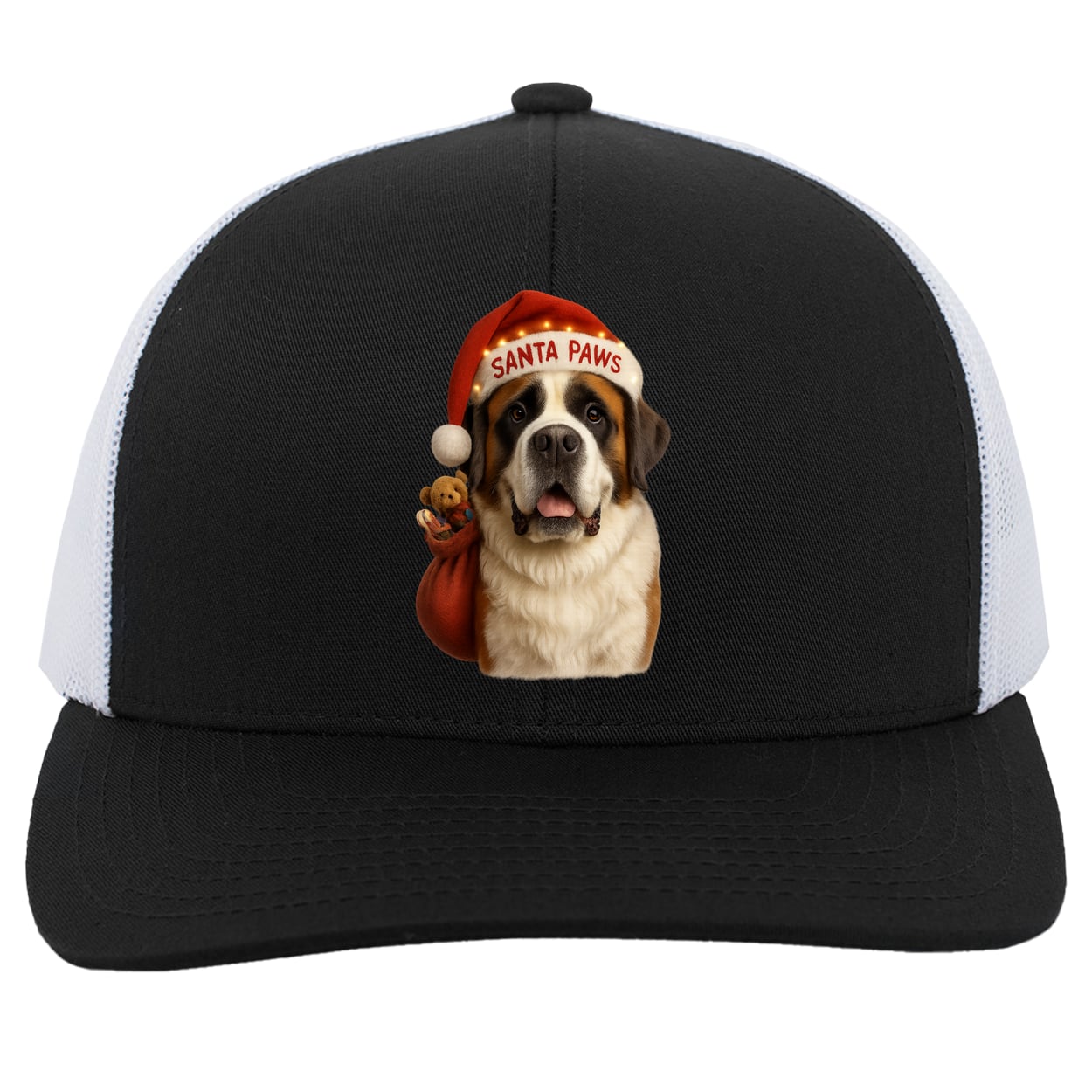 104C Trucker Snap Back - Black/White