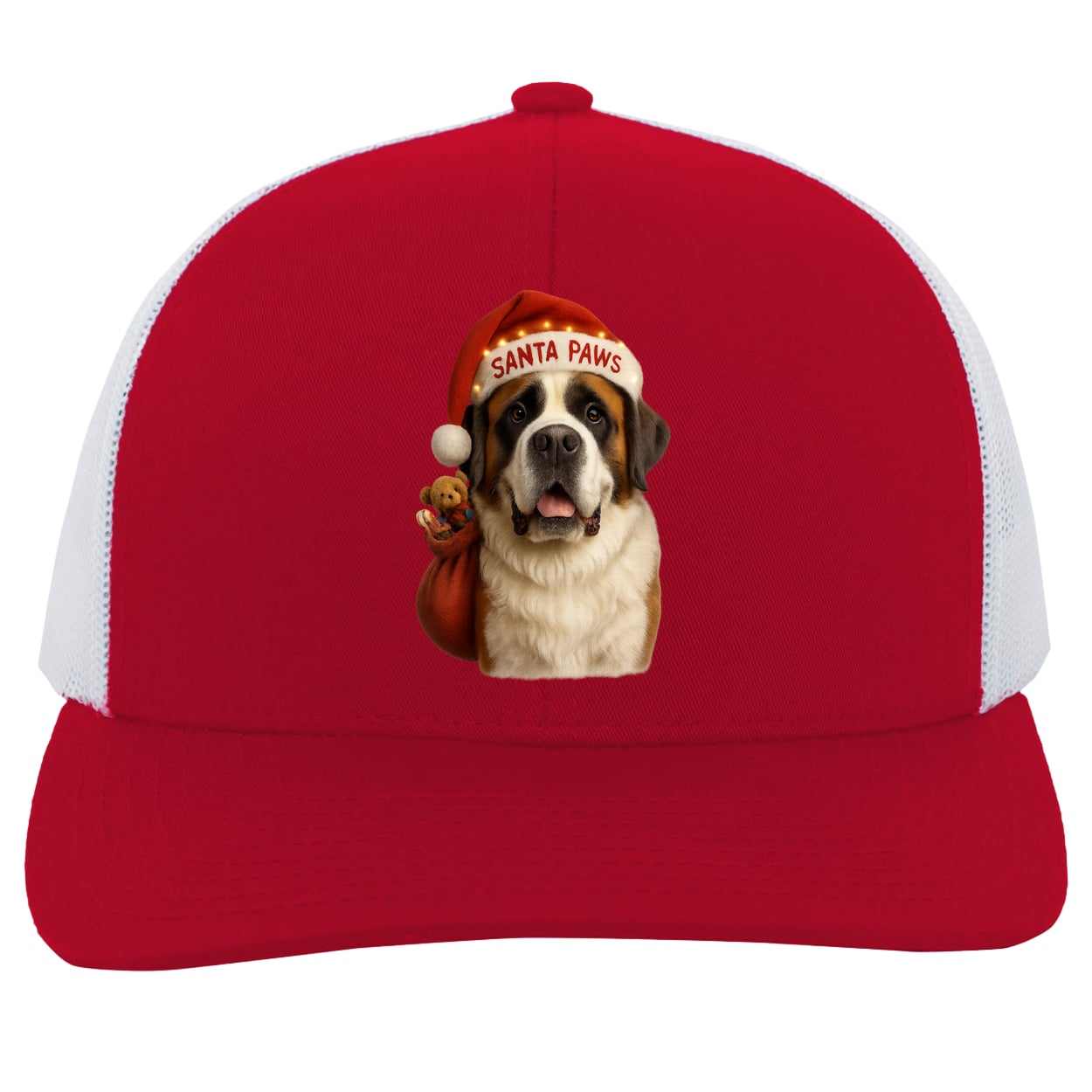 104C Trucker Snap Back - Red/White