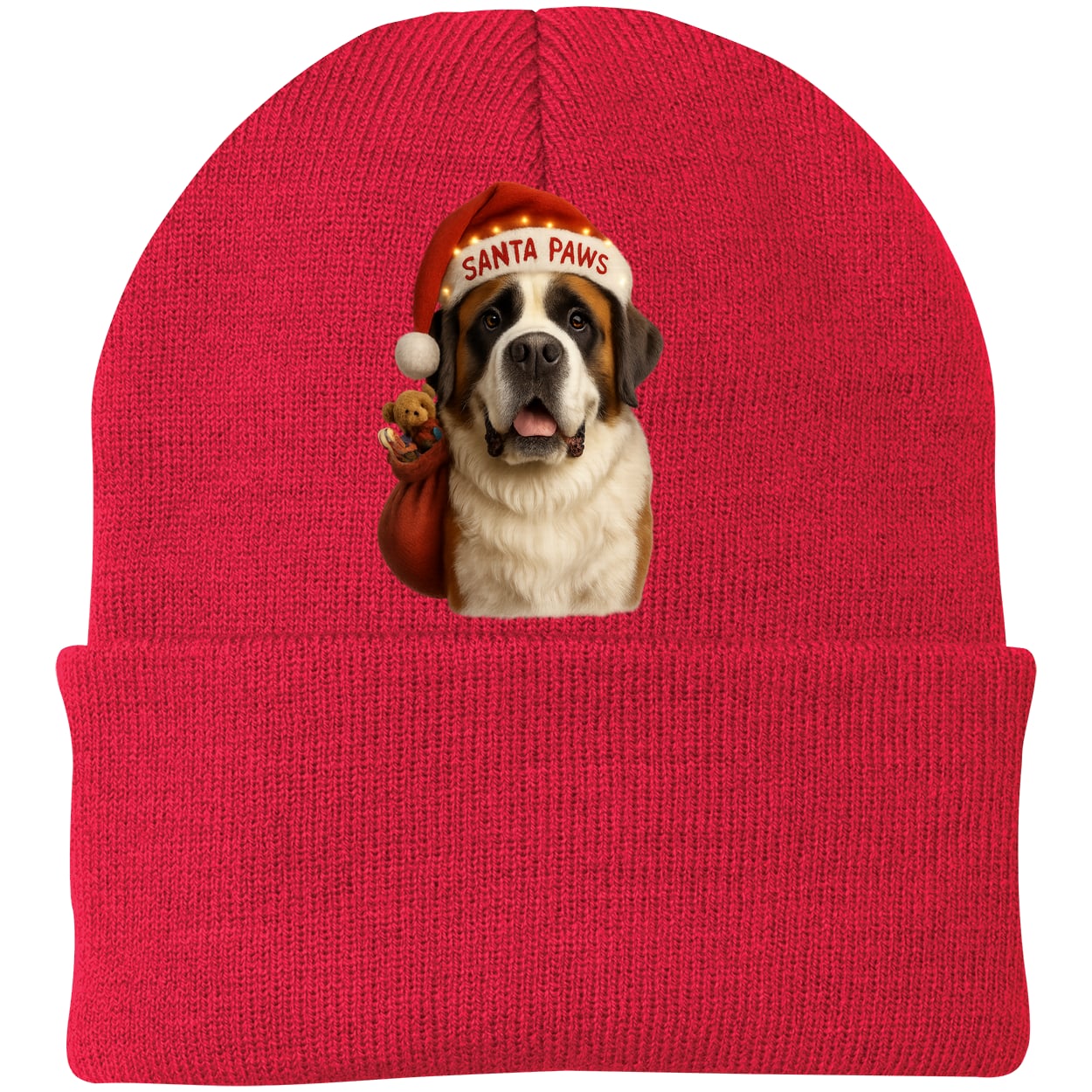CP90 Port & Company Knit Beanie - Athletic Red