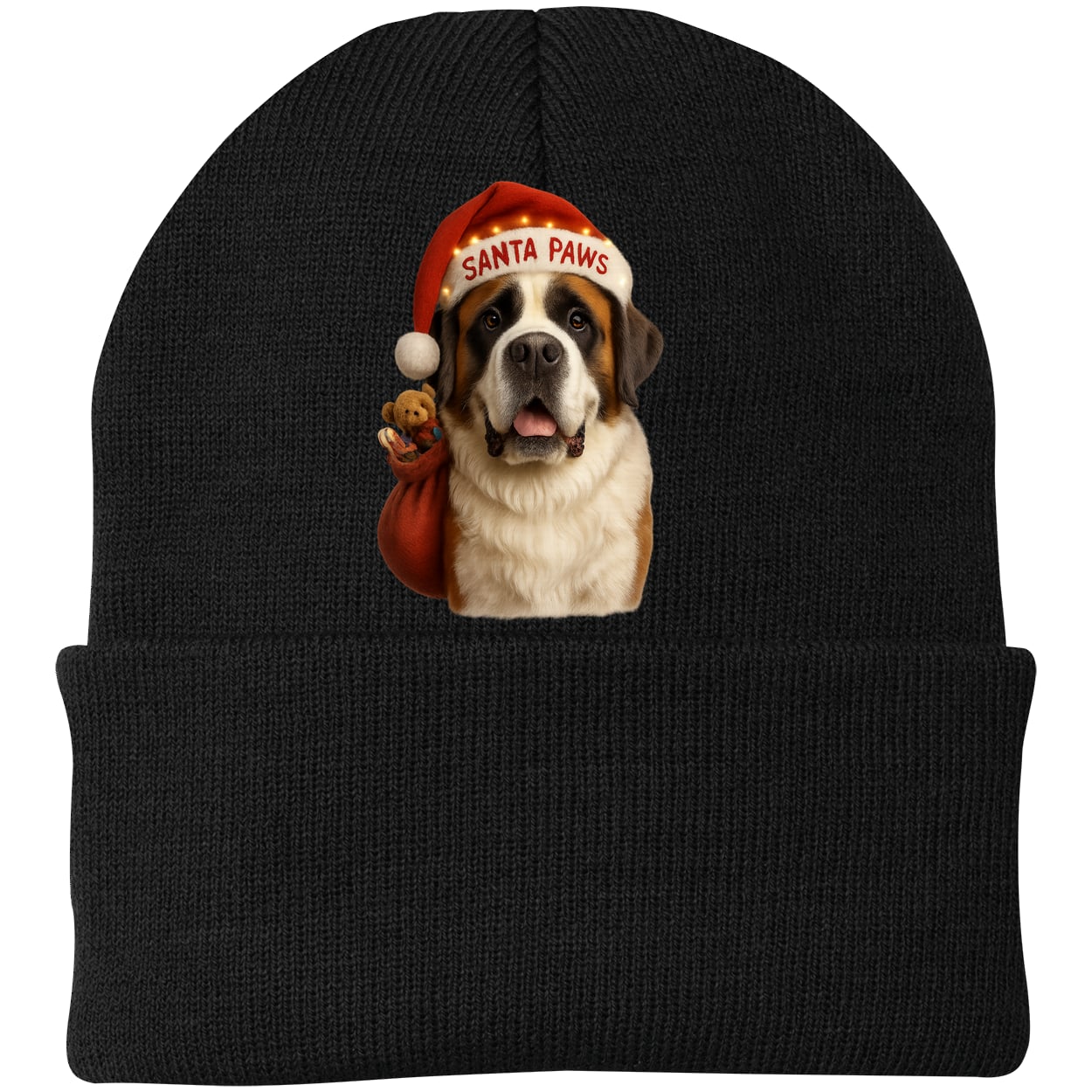 CP90 Port & Company Knit Beanie - Black