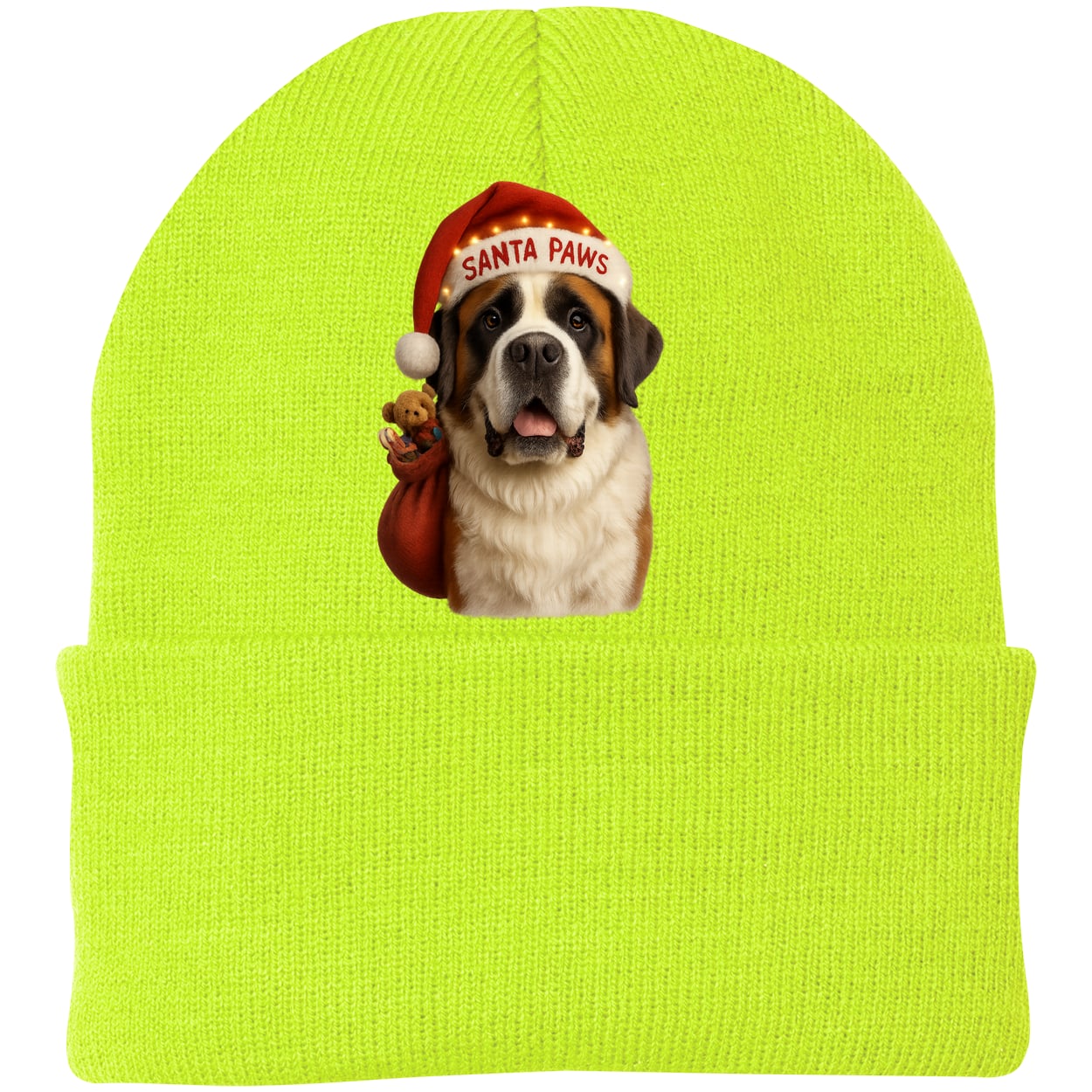 CP90 Port & Company Knit Beanie - Neon Yellow