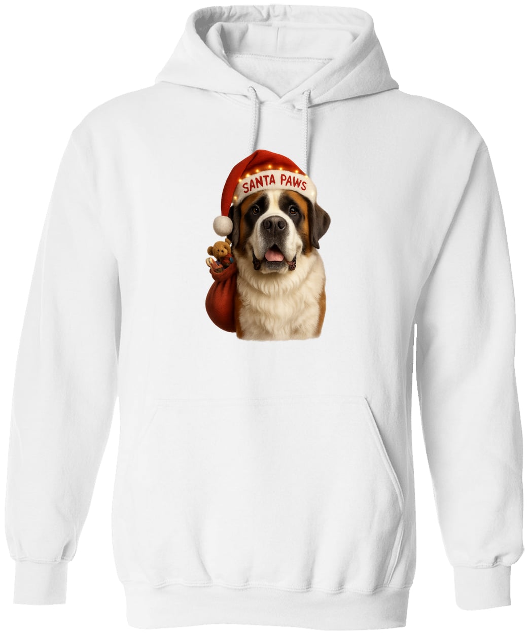G185 Gildan Pullover Hoodie - White