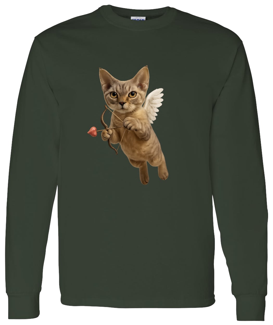 G540 LS T-Shirt 5.3 oz. - Forest Green
