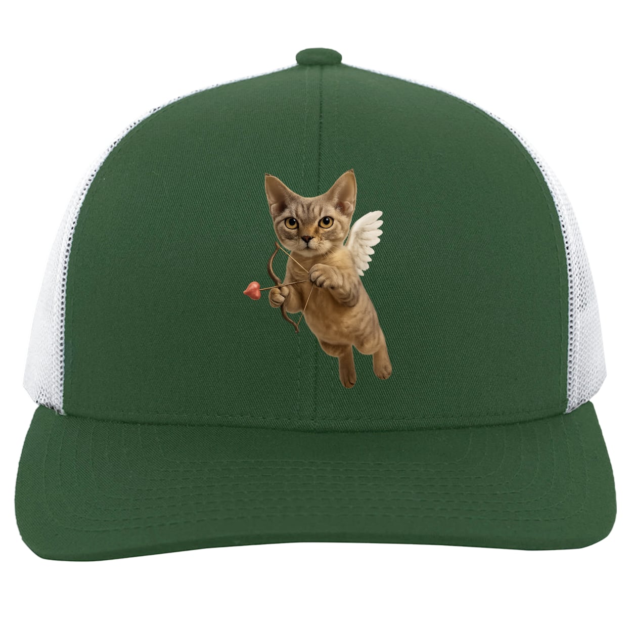 104C Trucker Snap Back - Dark Green/White