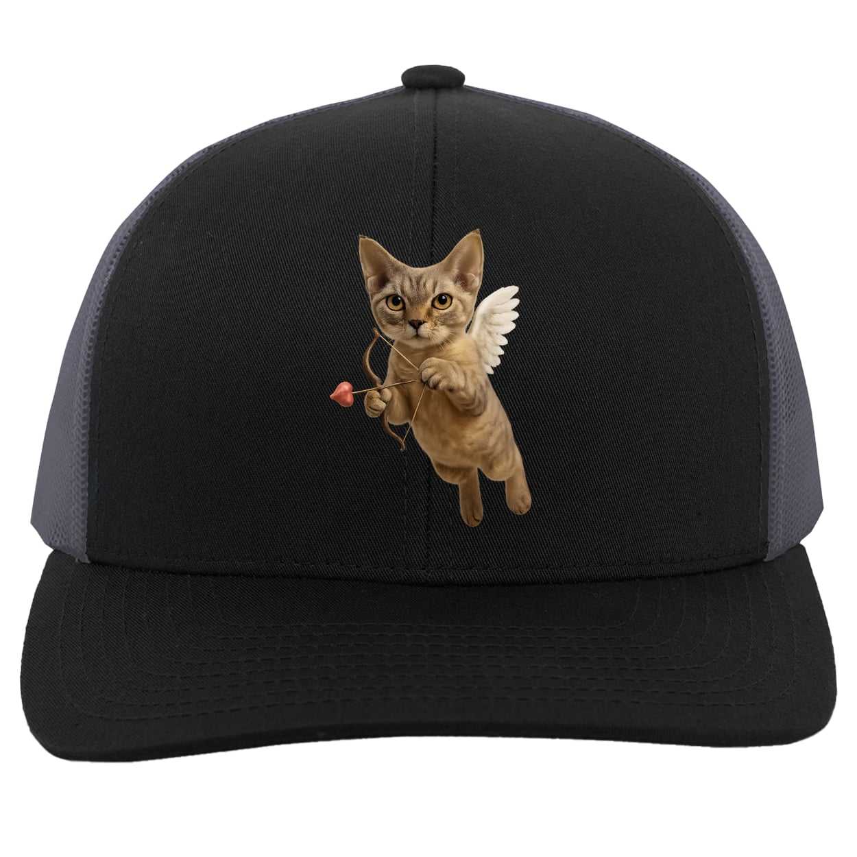 104C Trucker Snap Back - Black/Graphite