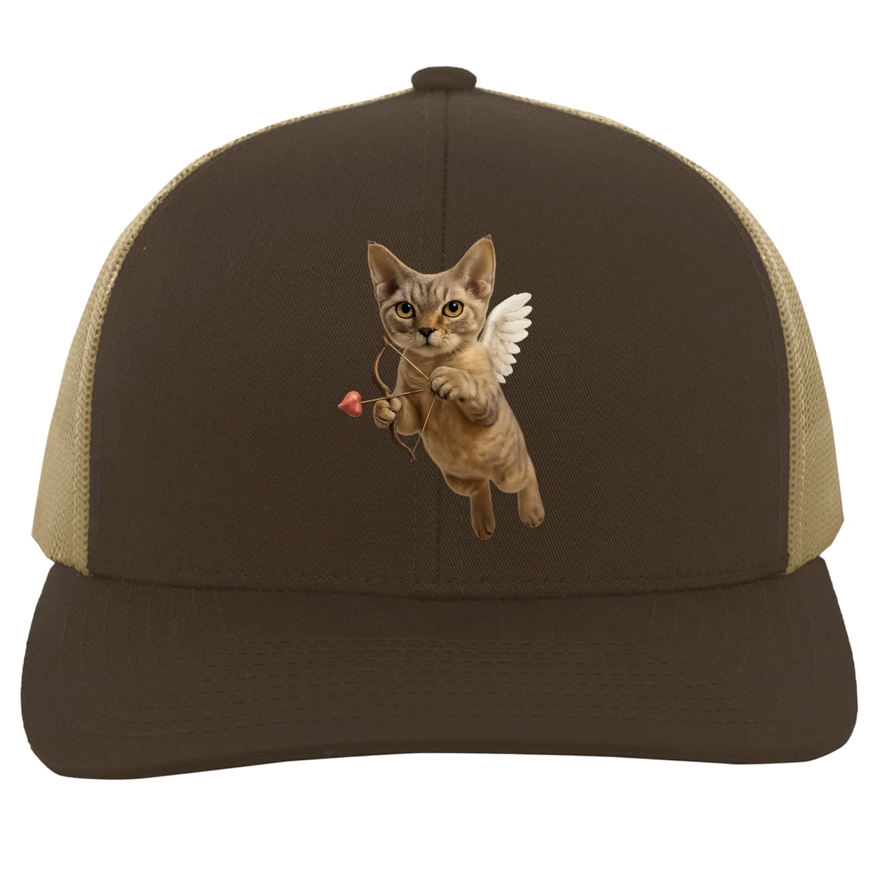 104C Trucker Snap Back - Brown/Khaki
