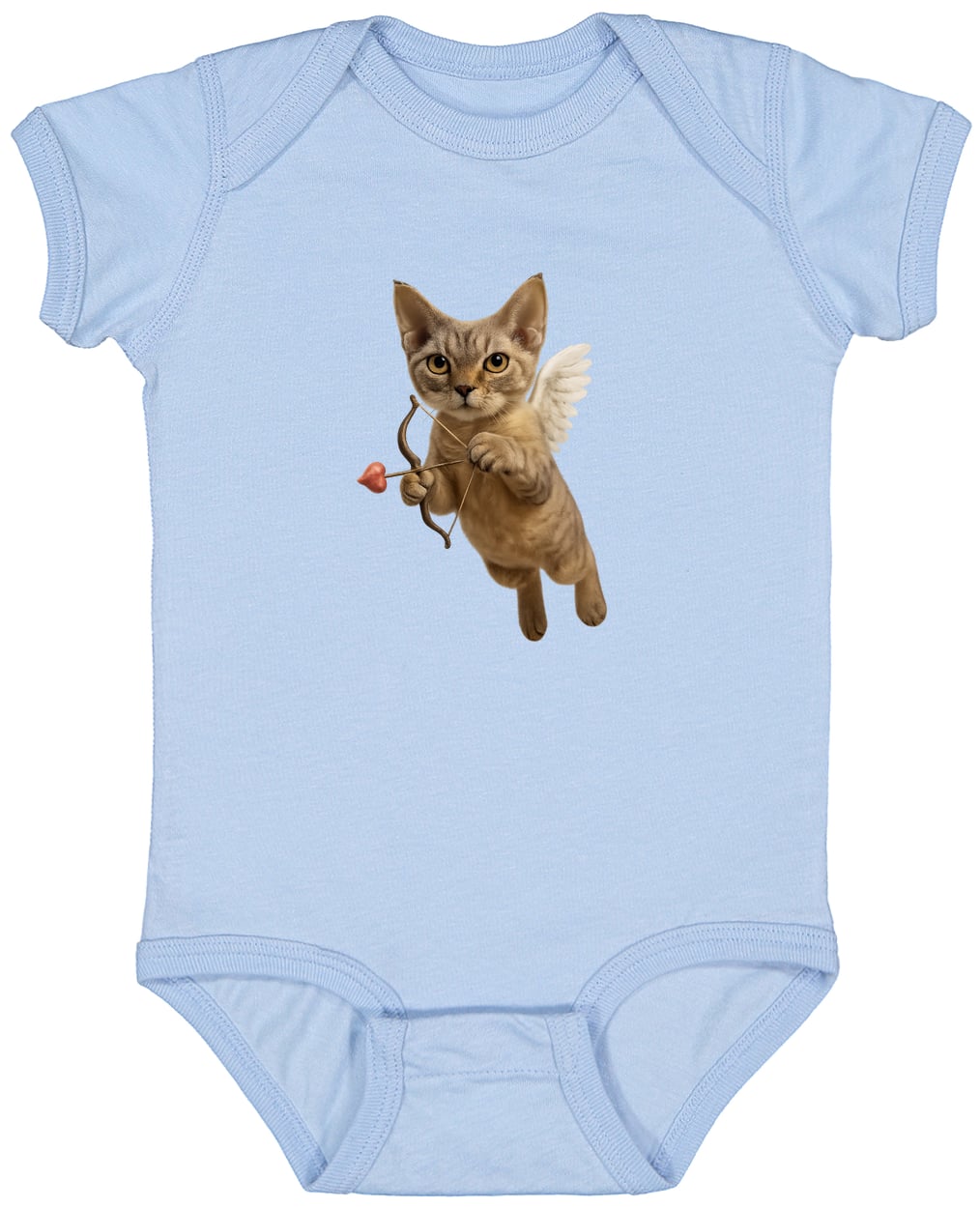 4424 Infant Fine Jersey Bodysuit - Light Blue
