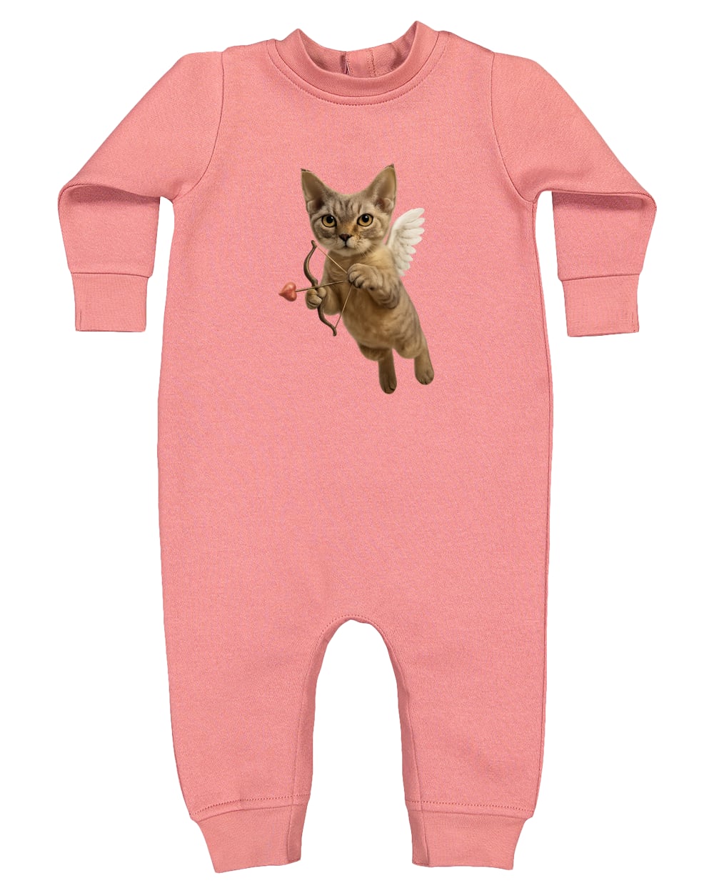 4447 Rabbit Skins Infant Fleece One-Piece Bodysuit - Mauvelous