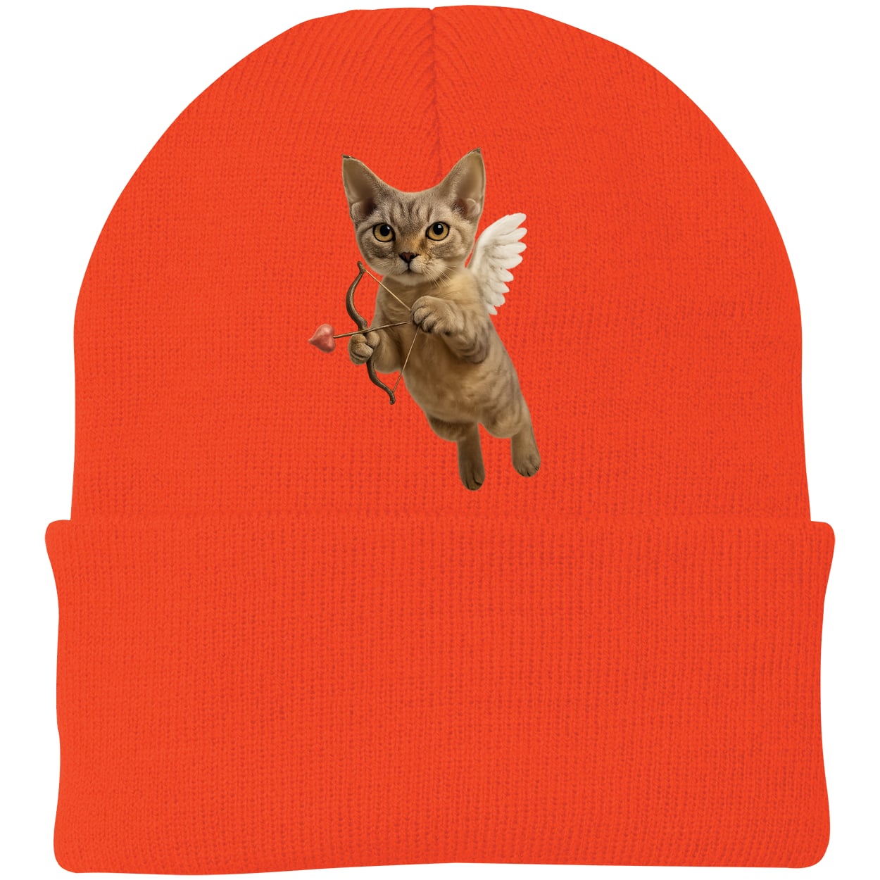 CP90 Port & Company Knit Beanie - Athletic Orange