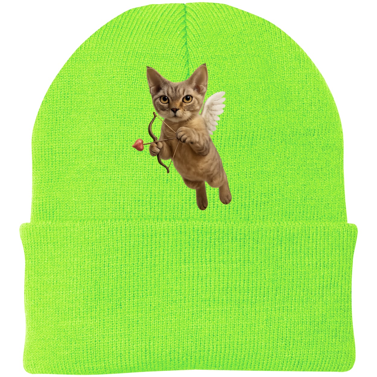 CP90 Port & Company Knit Beanie - Neon Green
