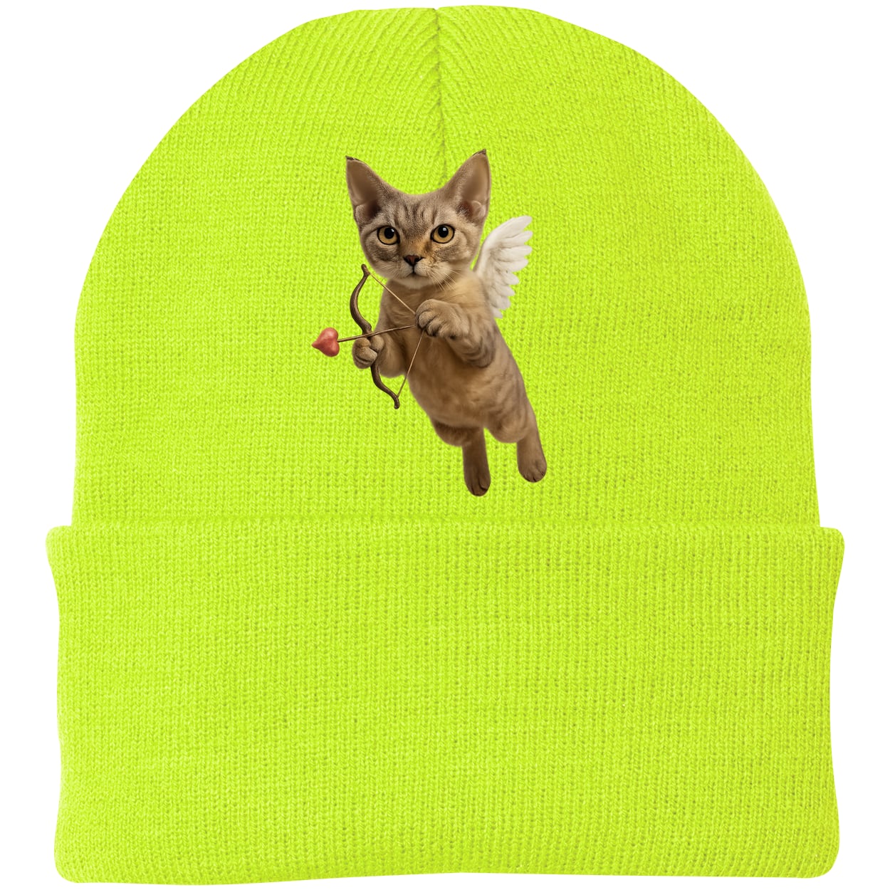 CP90 Port & Company Knit Beanie - Neon Yellow